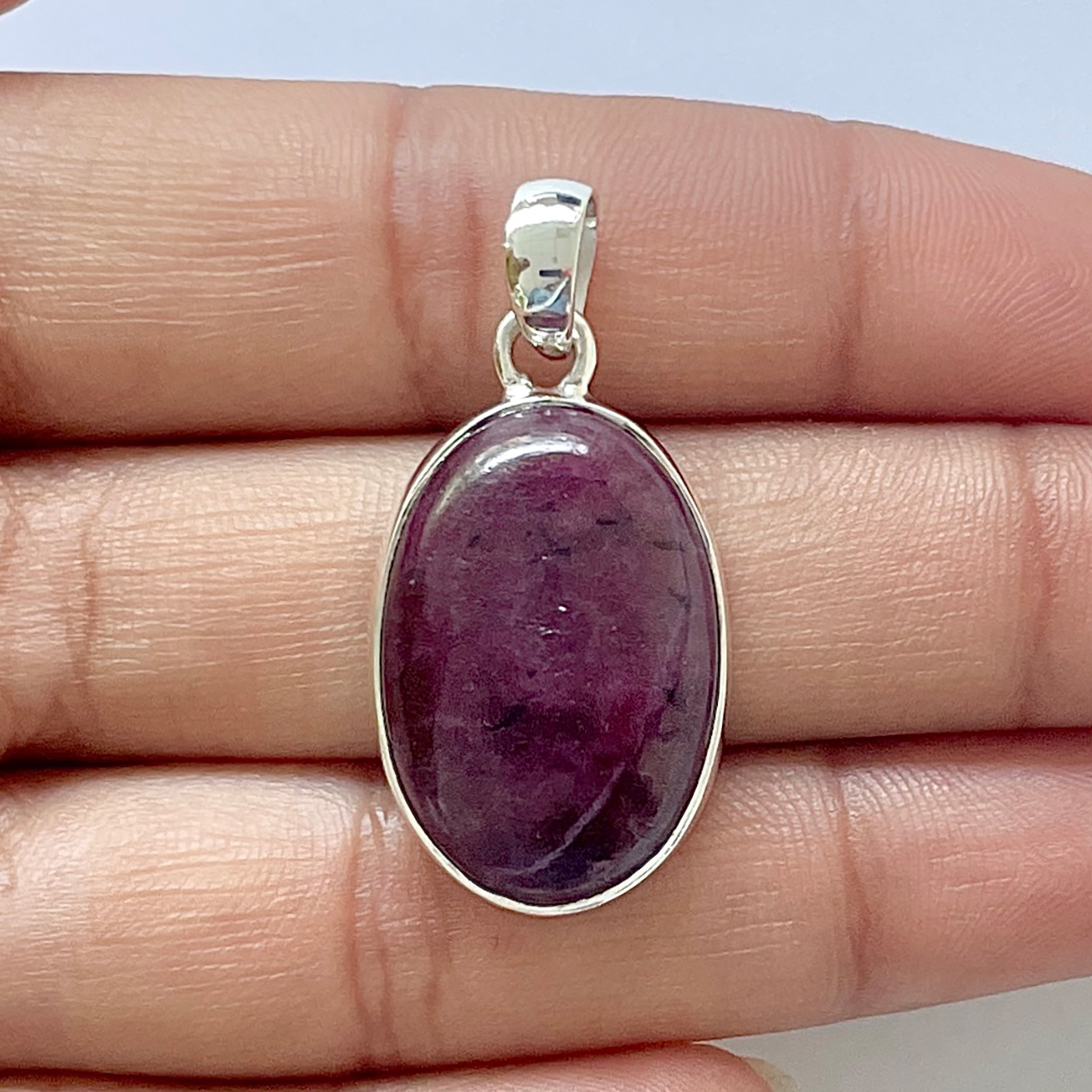 Ruby Zoisite Pendant-(RZS-1-47)