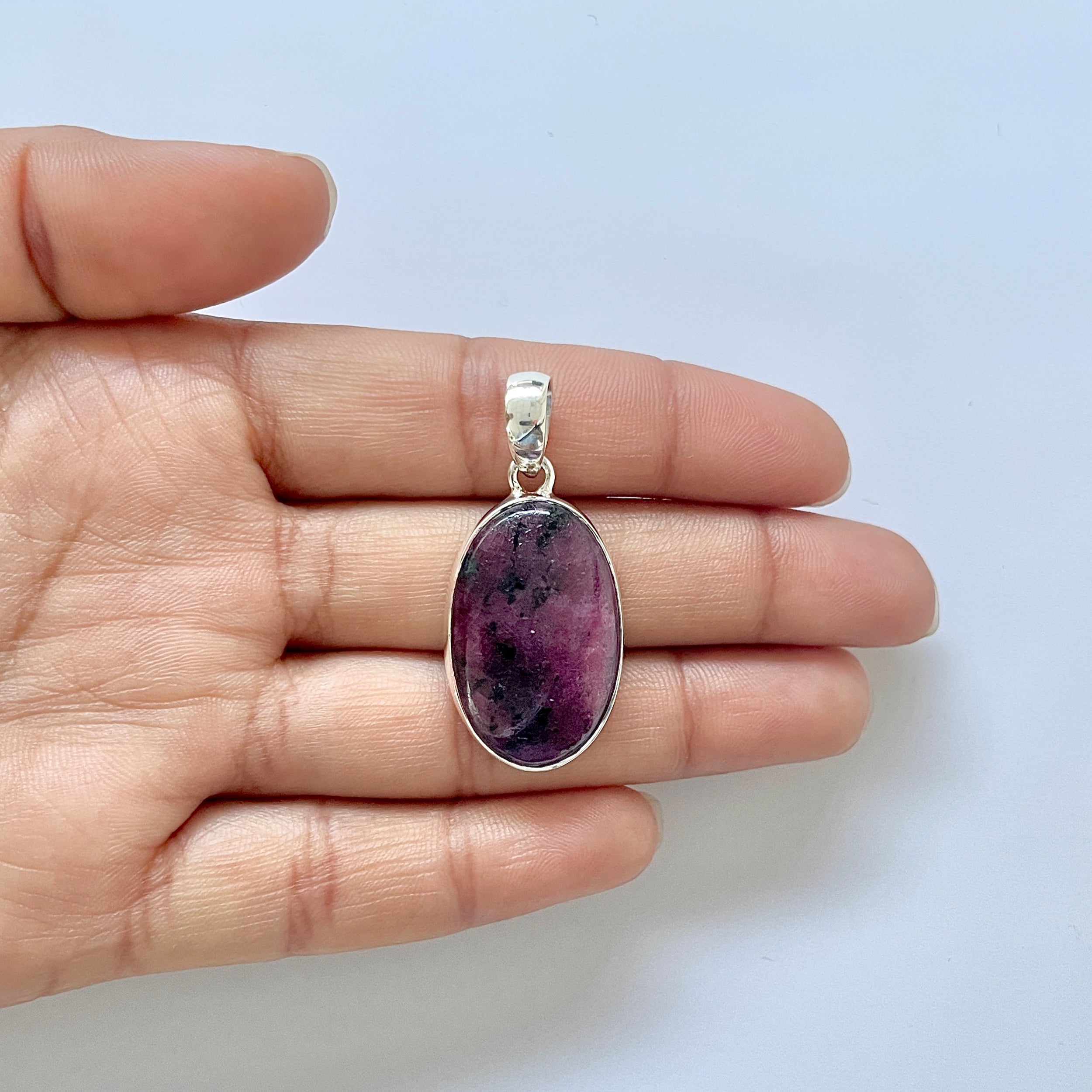 Ruby Zoisite Pendant-(RZS-1-48)