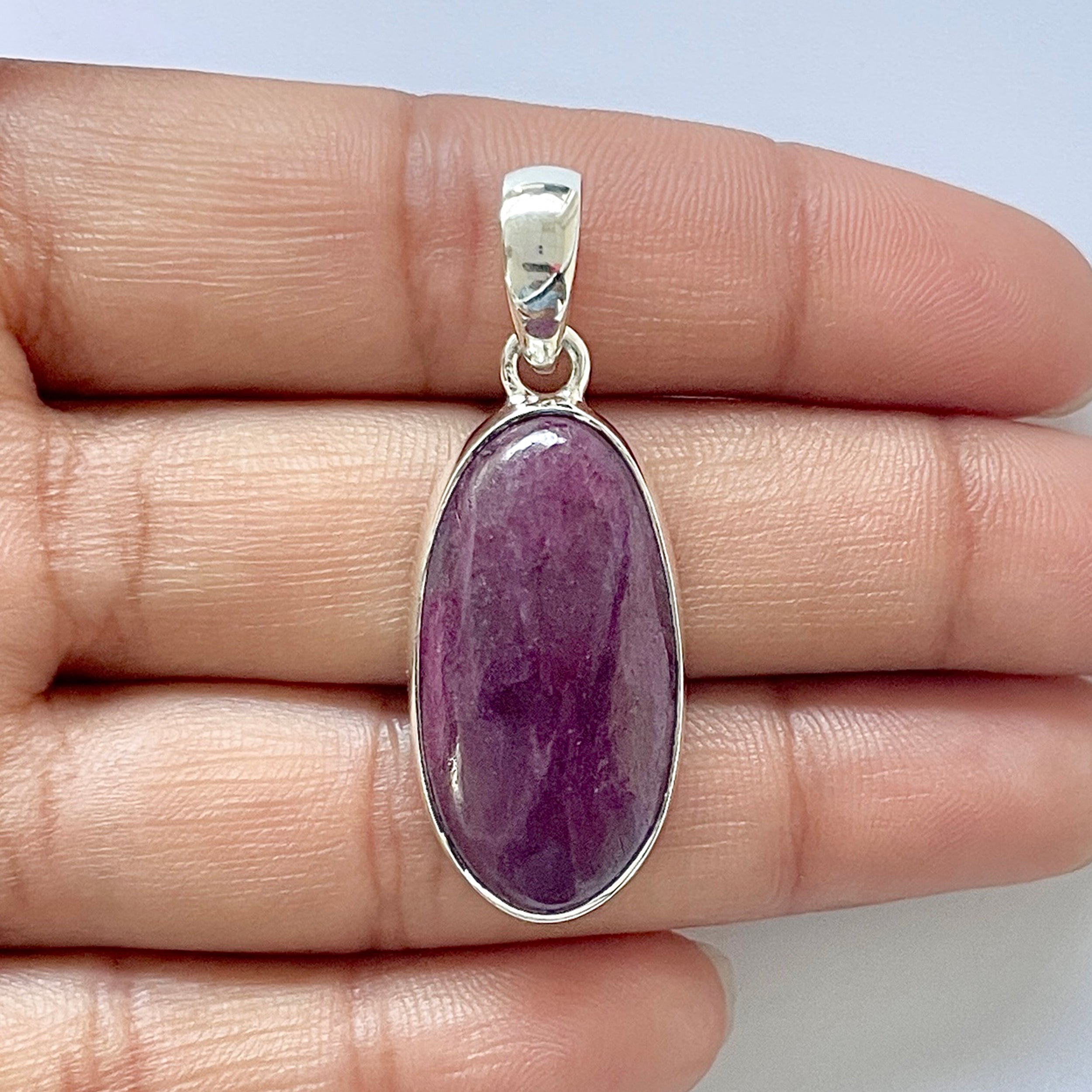 Ruby Zoisite Pendant-(RZS-1-49)