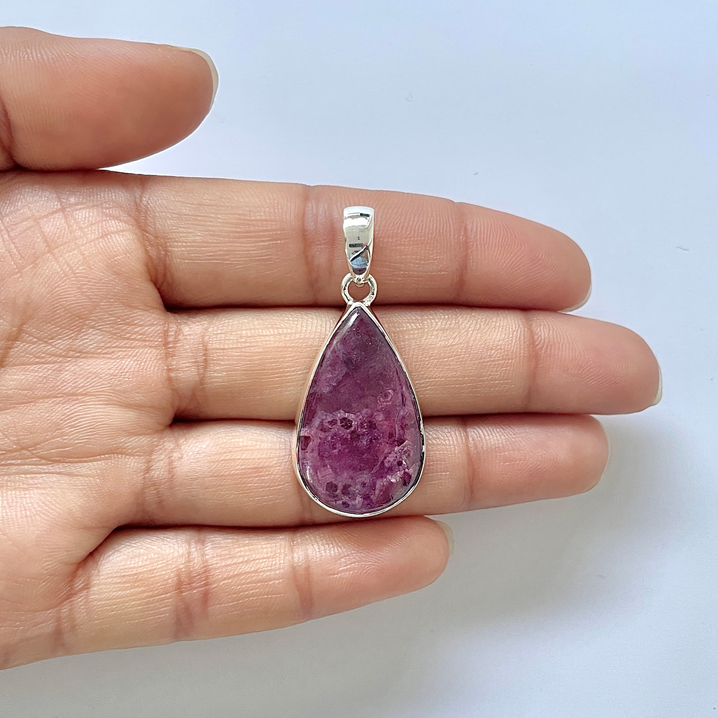 Ruby Zoisite Pendant-(RZS-1-50)