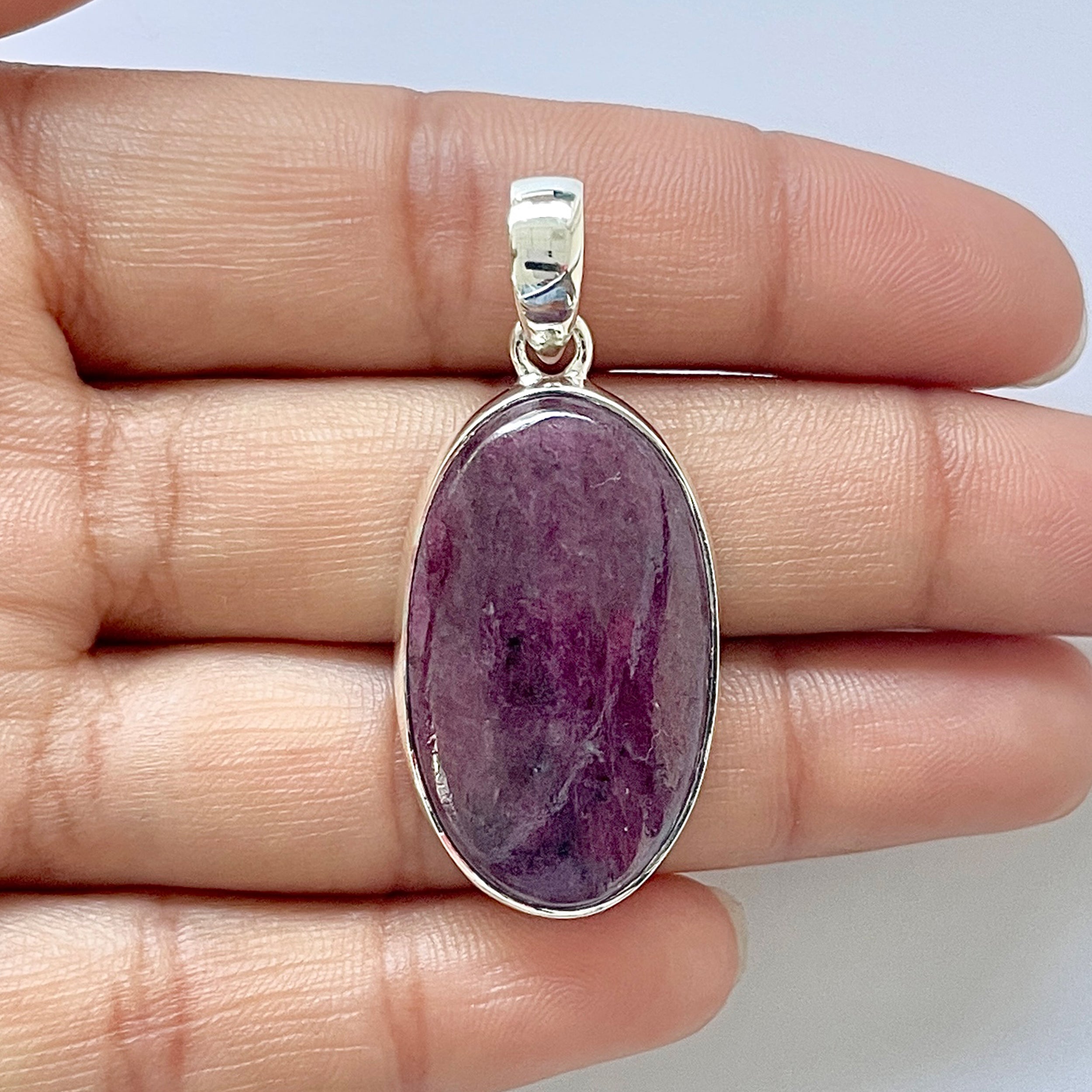 Ruby Zoisite Pendant-(RZS-1-54)
