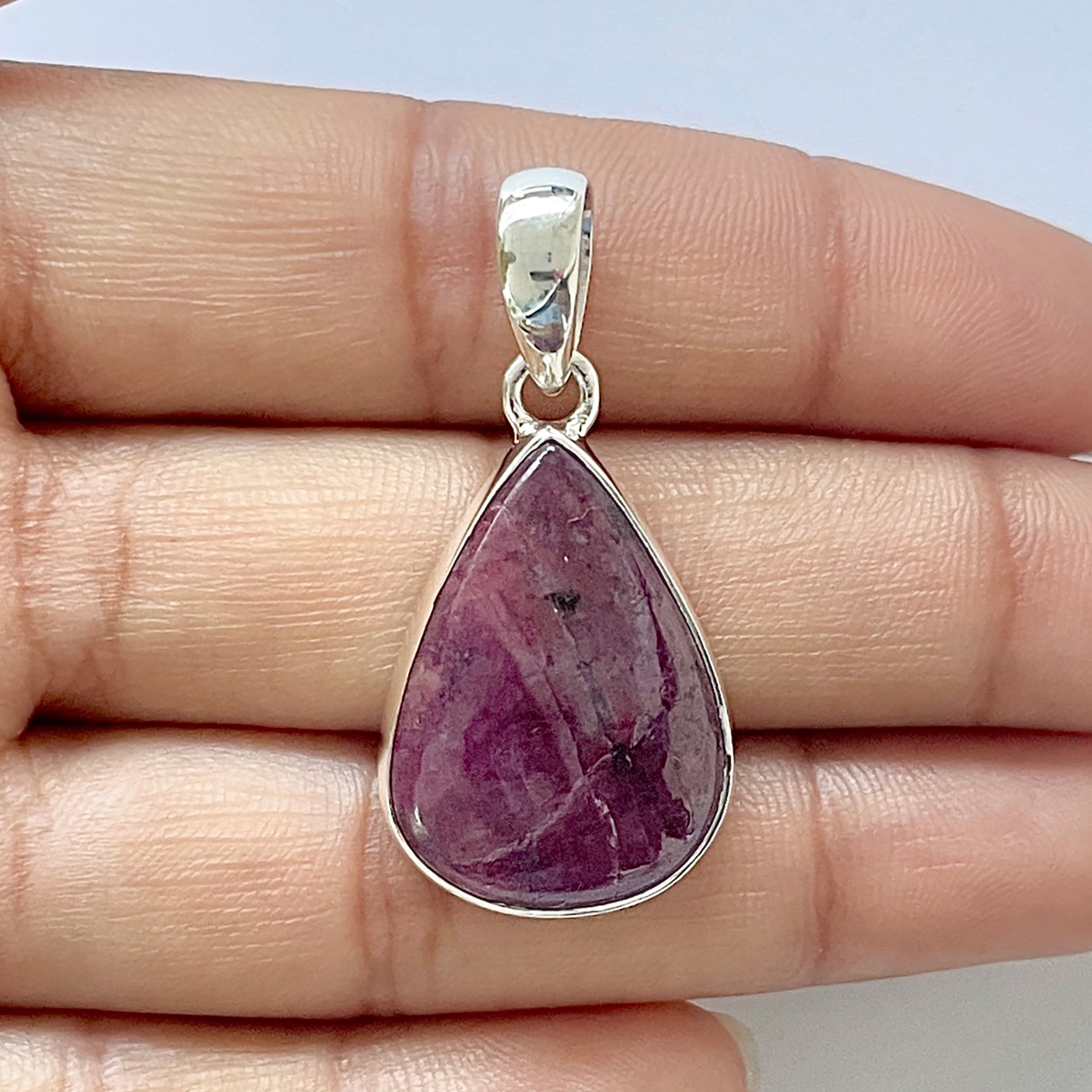 Ruby Zoisite Pendant-(RZS-1-56)