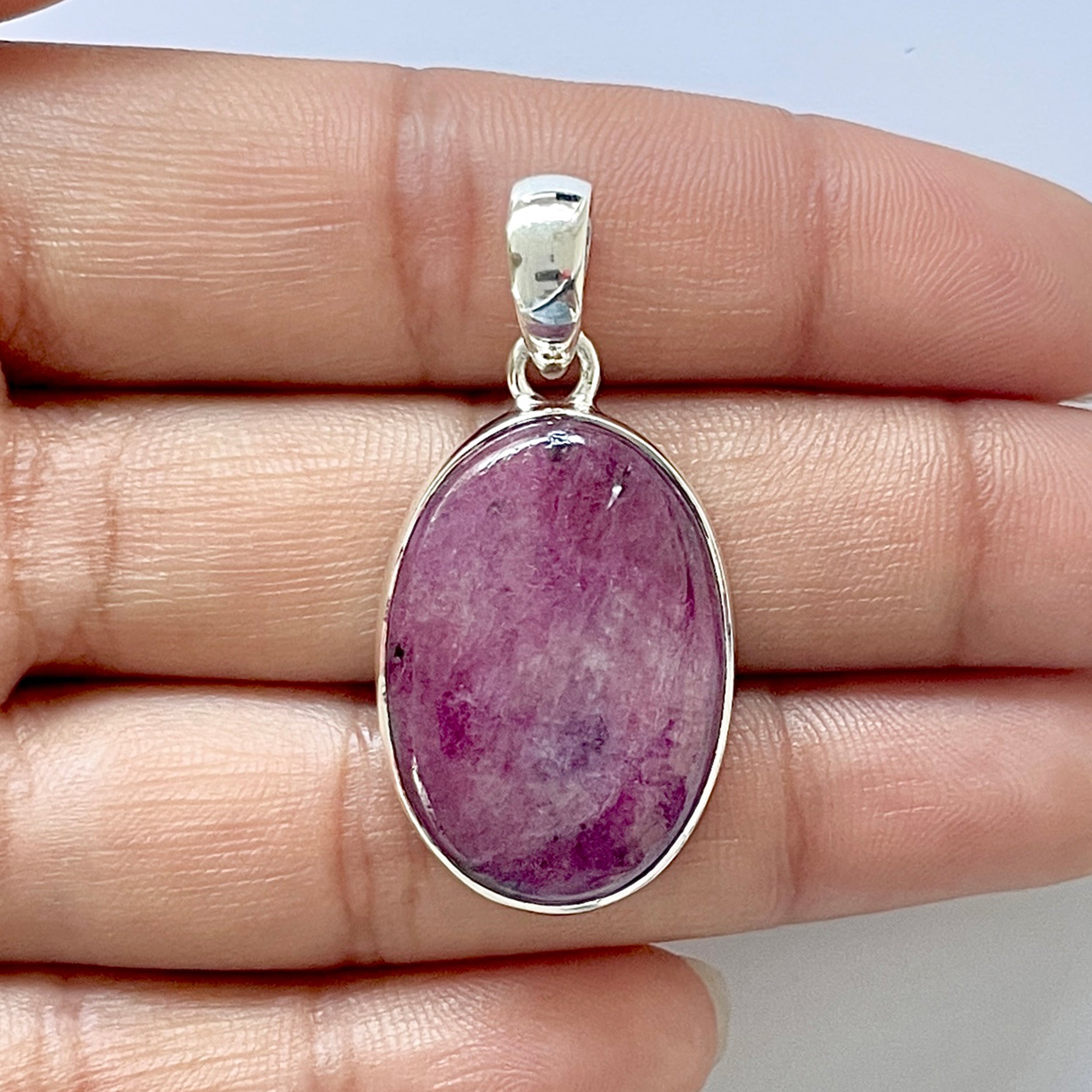 Ruby Zoisite Pendant-(RZS-1-57)