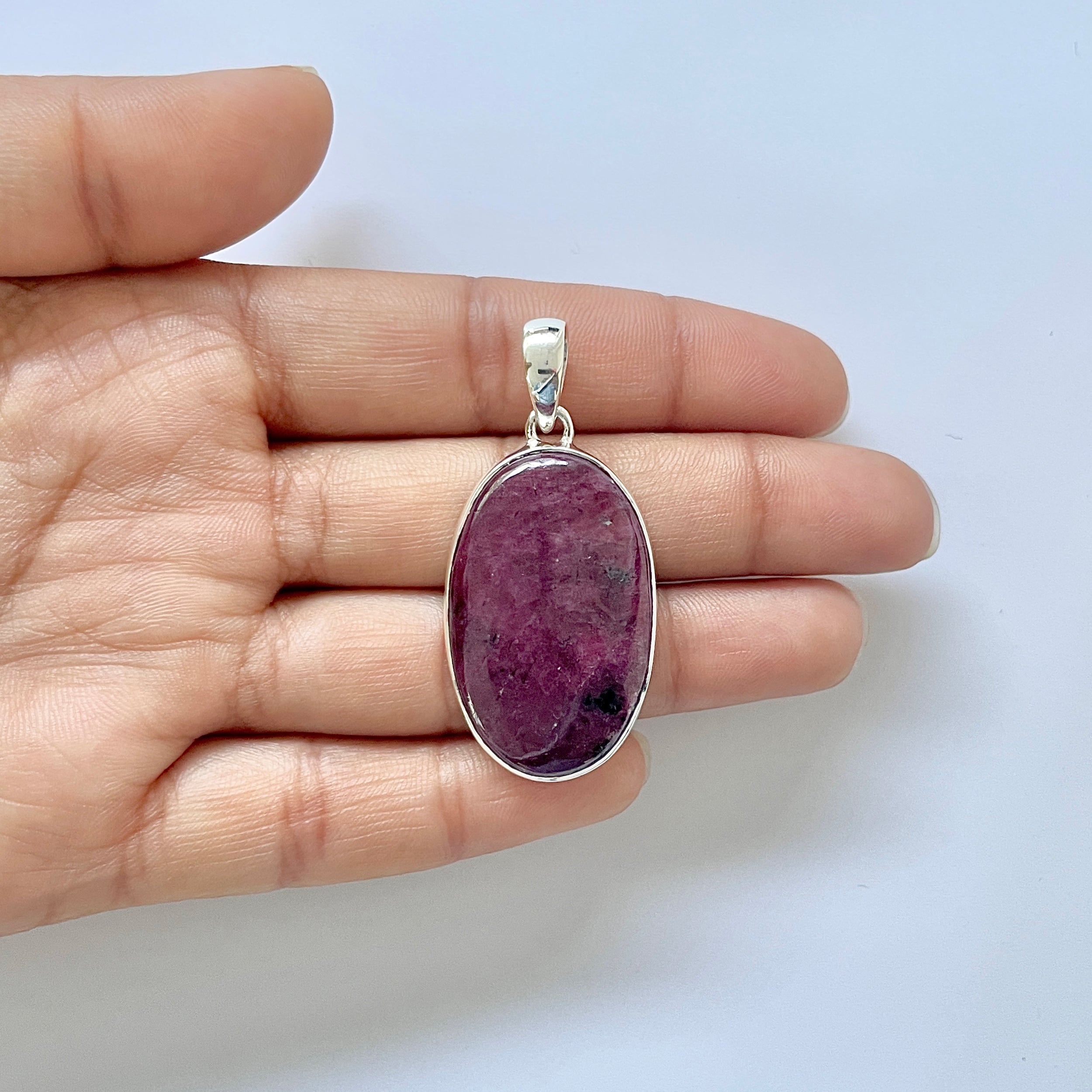 Ruby Zoisite Pendant-(RZS-1-58)