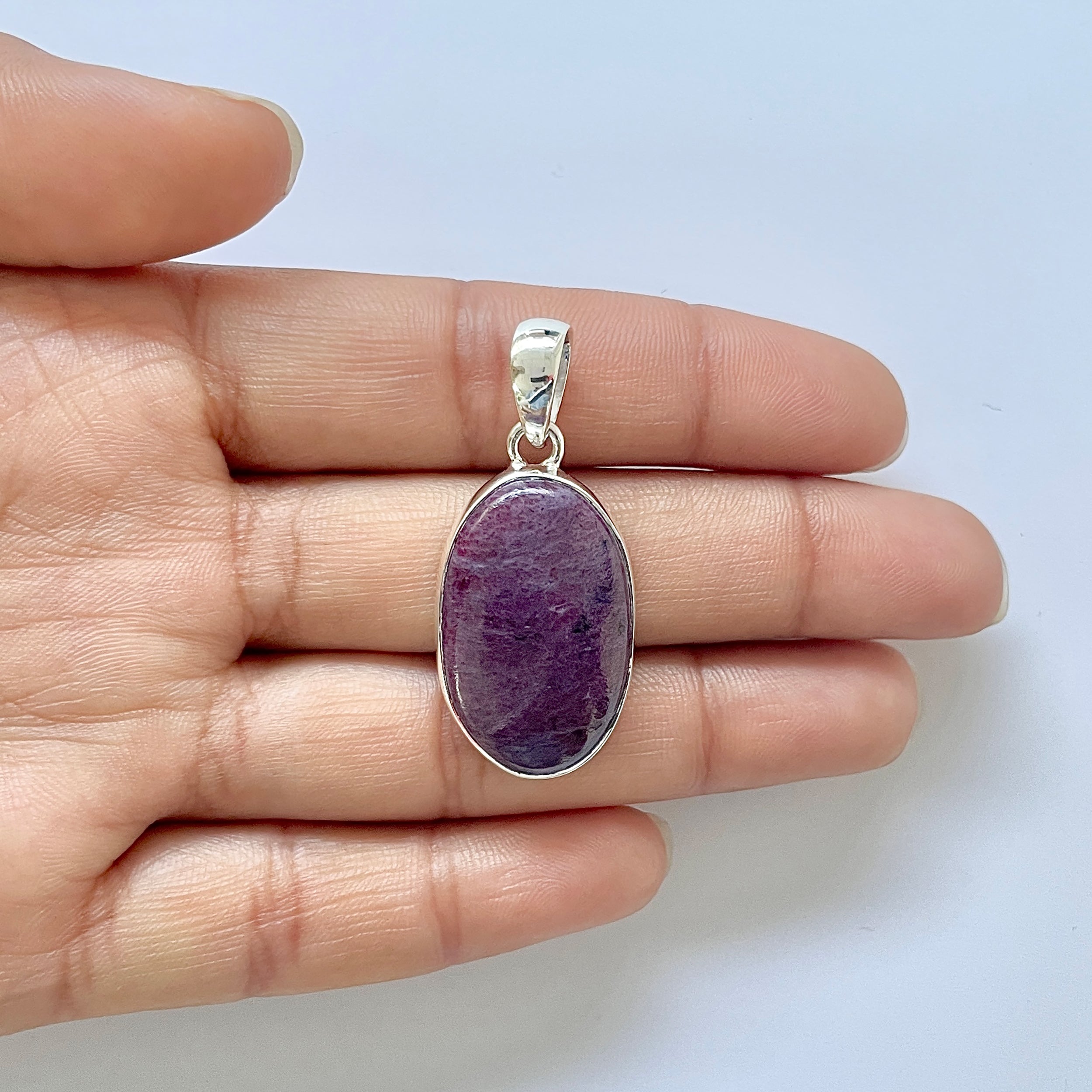 Ruby Zoisite Pendant-(RZS-1-59)