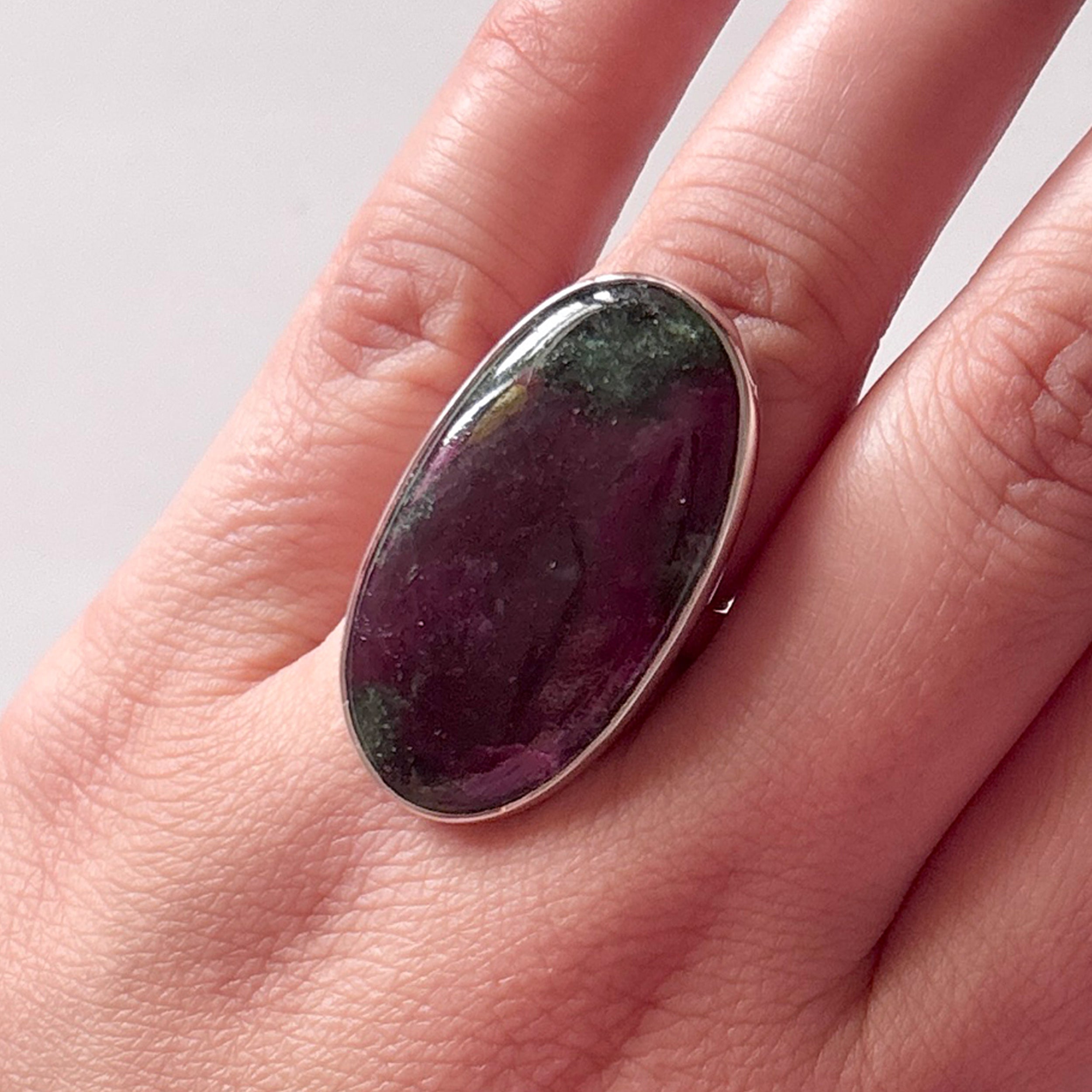 Ruby Zoisite Ring-(RZS-2-17)
