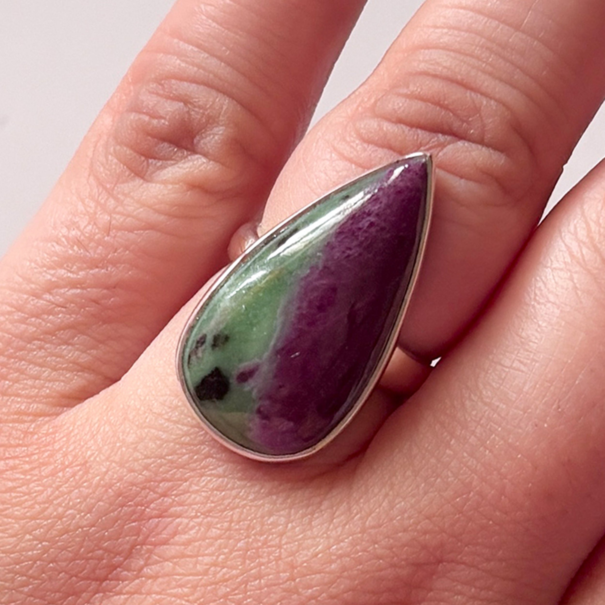 Ruby Zoisite Ring-(RZS-2-25)