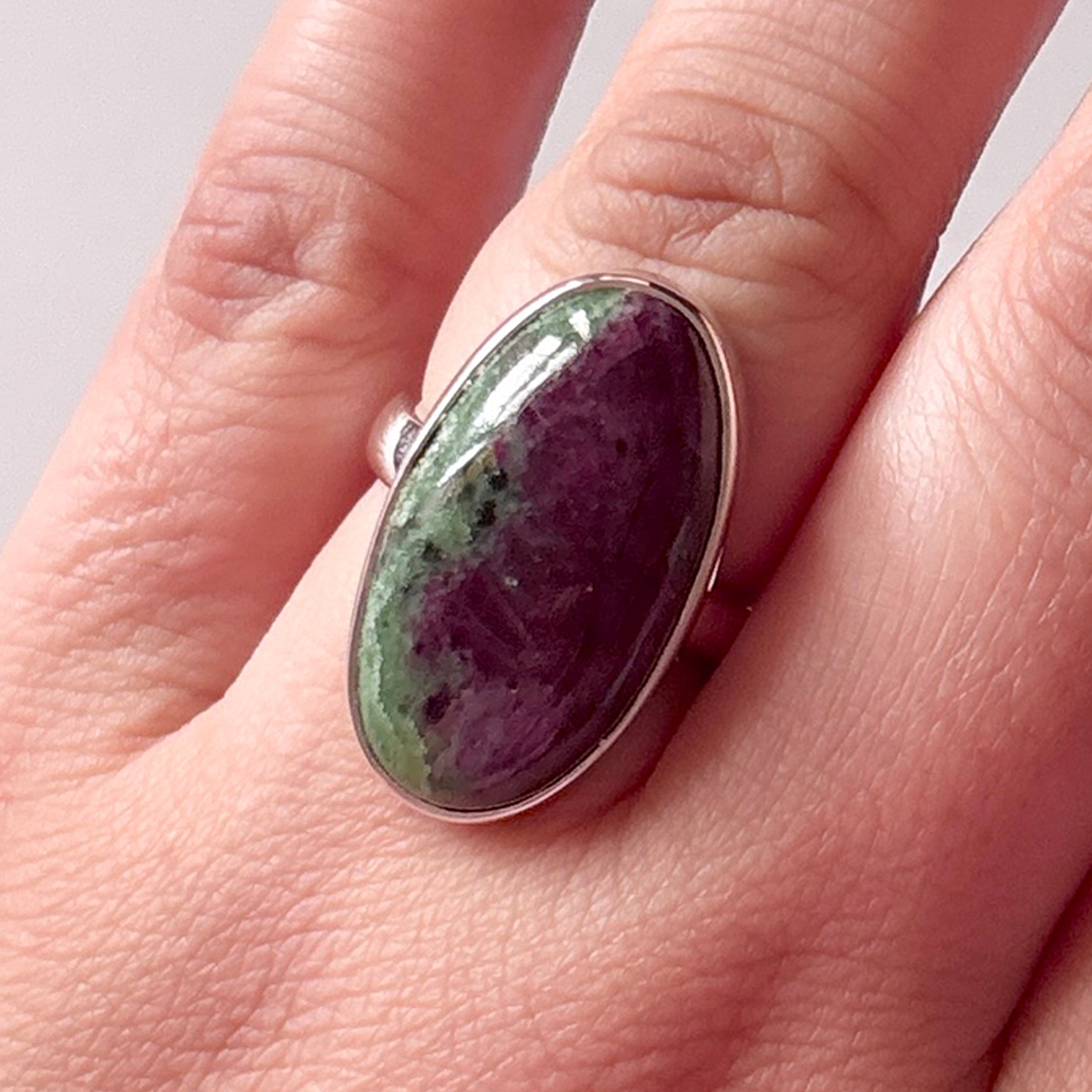 Ruby Zoisite Ring-(RZS-2-3)