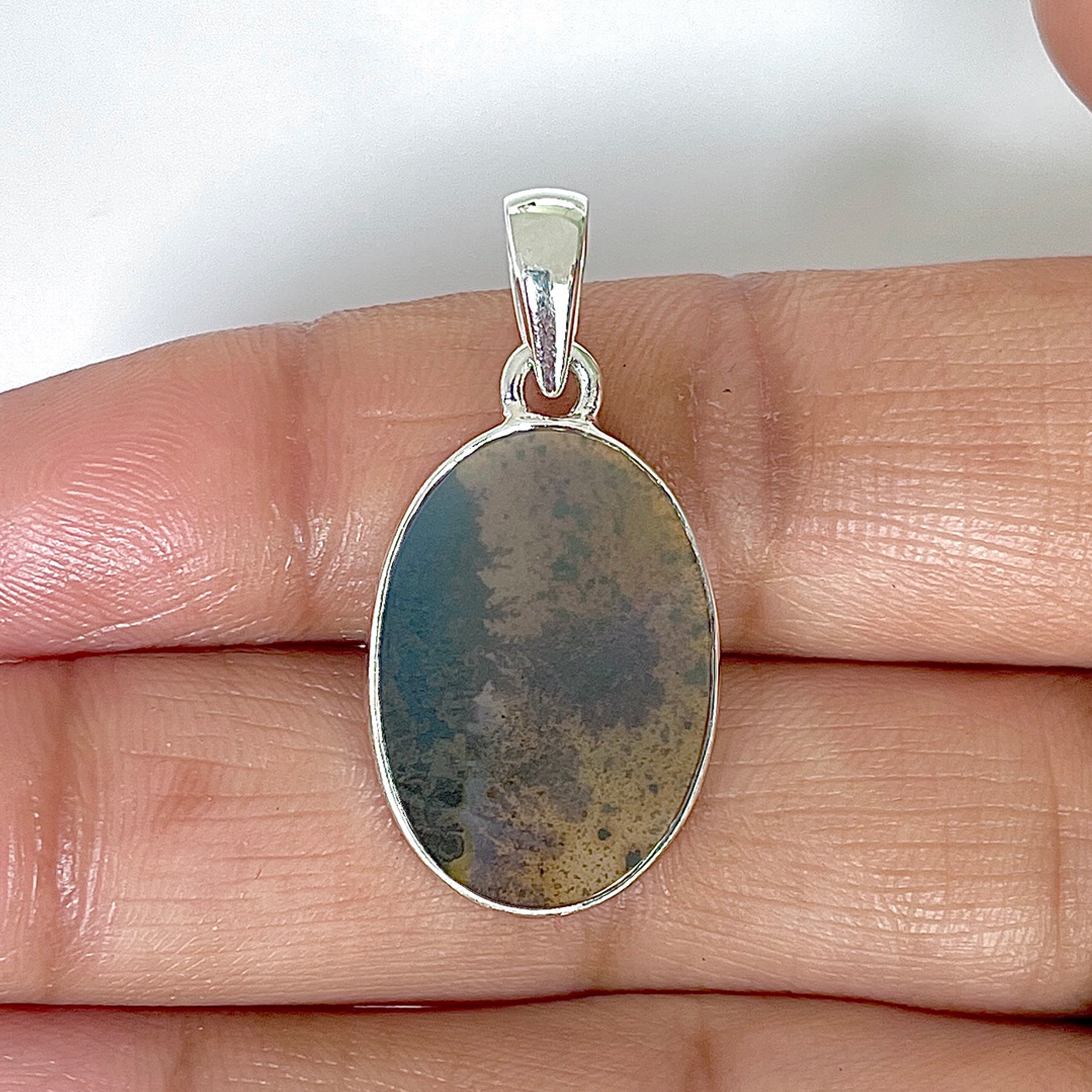 Scenic Agate Pendant-(SCA-1-12)