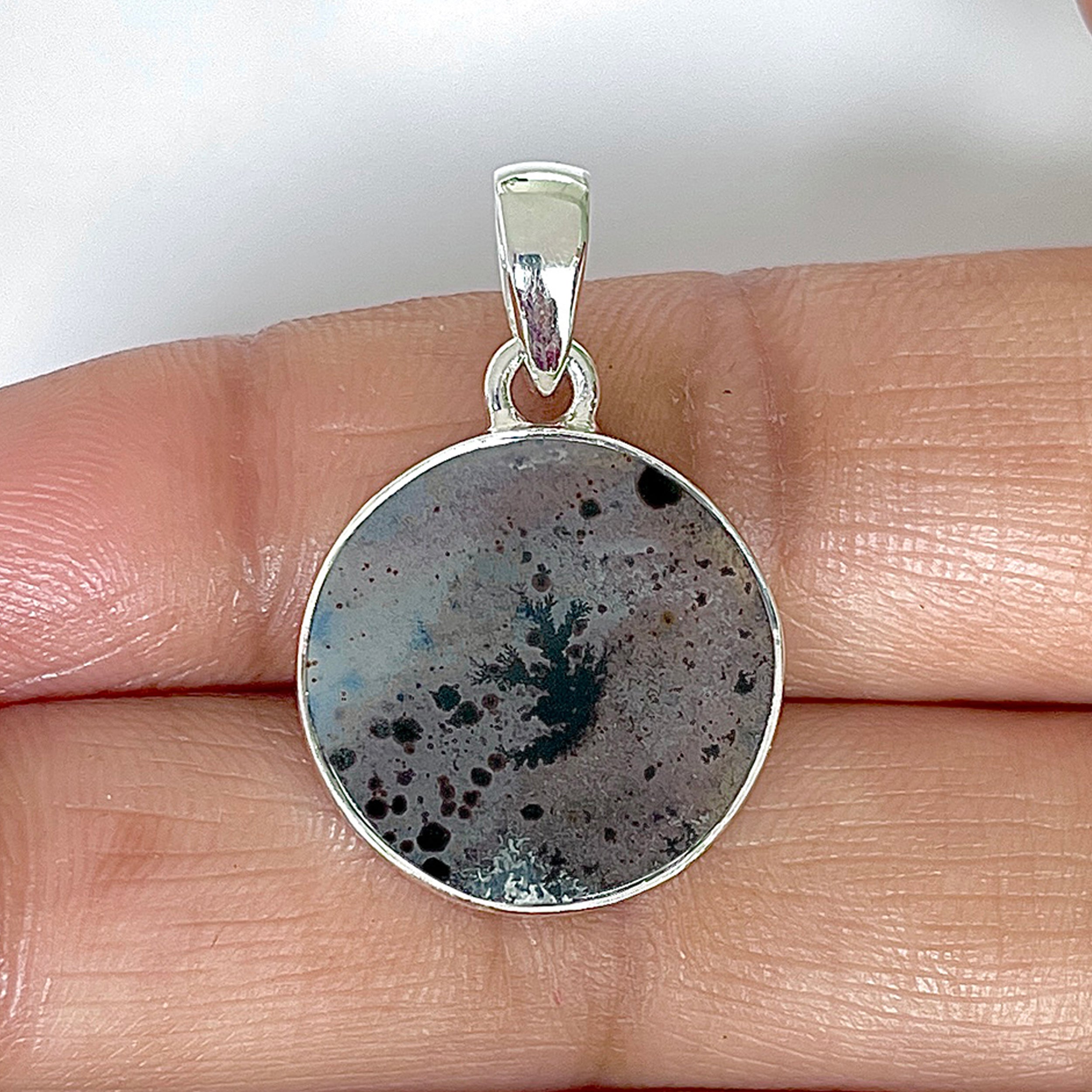 Scenic Agate Pendant-(SCA-1-14)