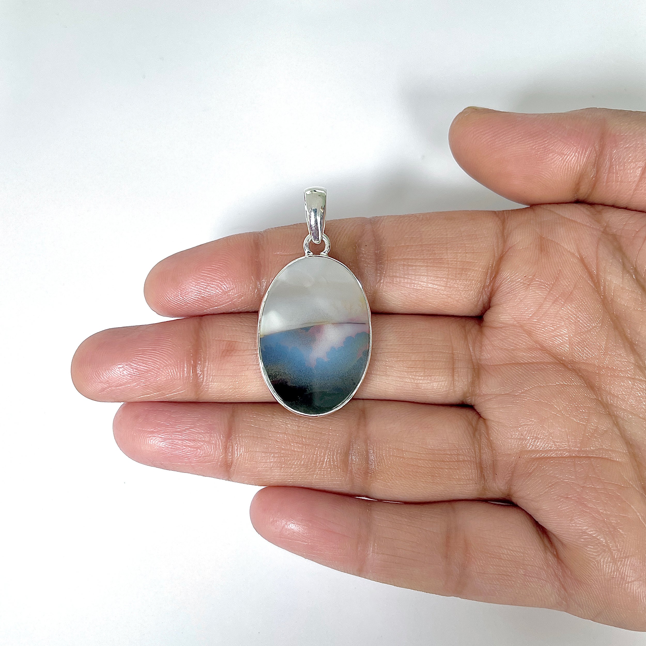 Scenic Agate Pendant-(SCA-1-20)