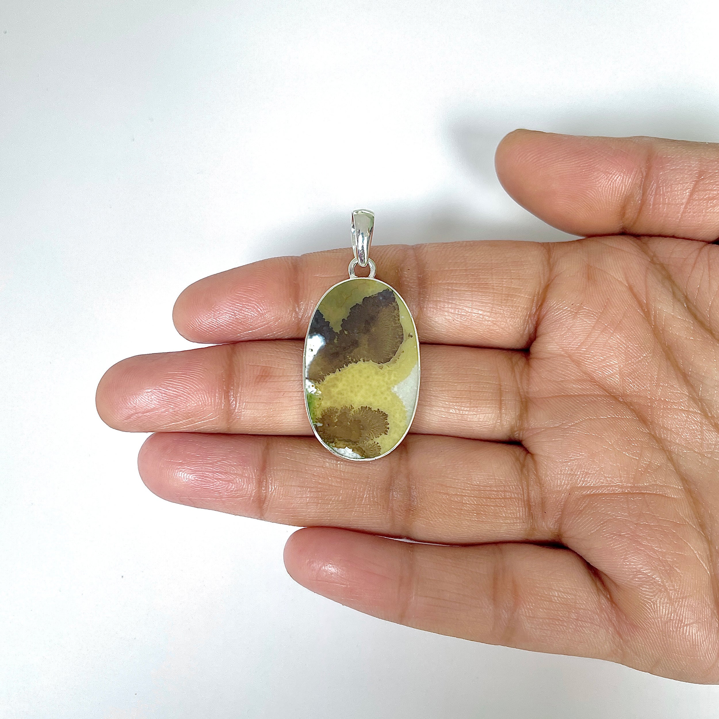 Scenic Agate Pendant-(SCA-1-24)
