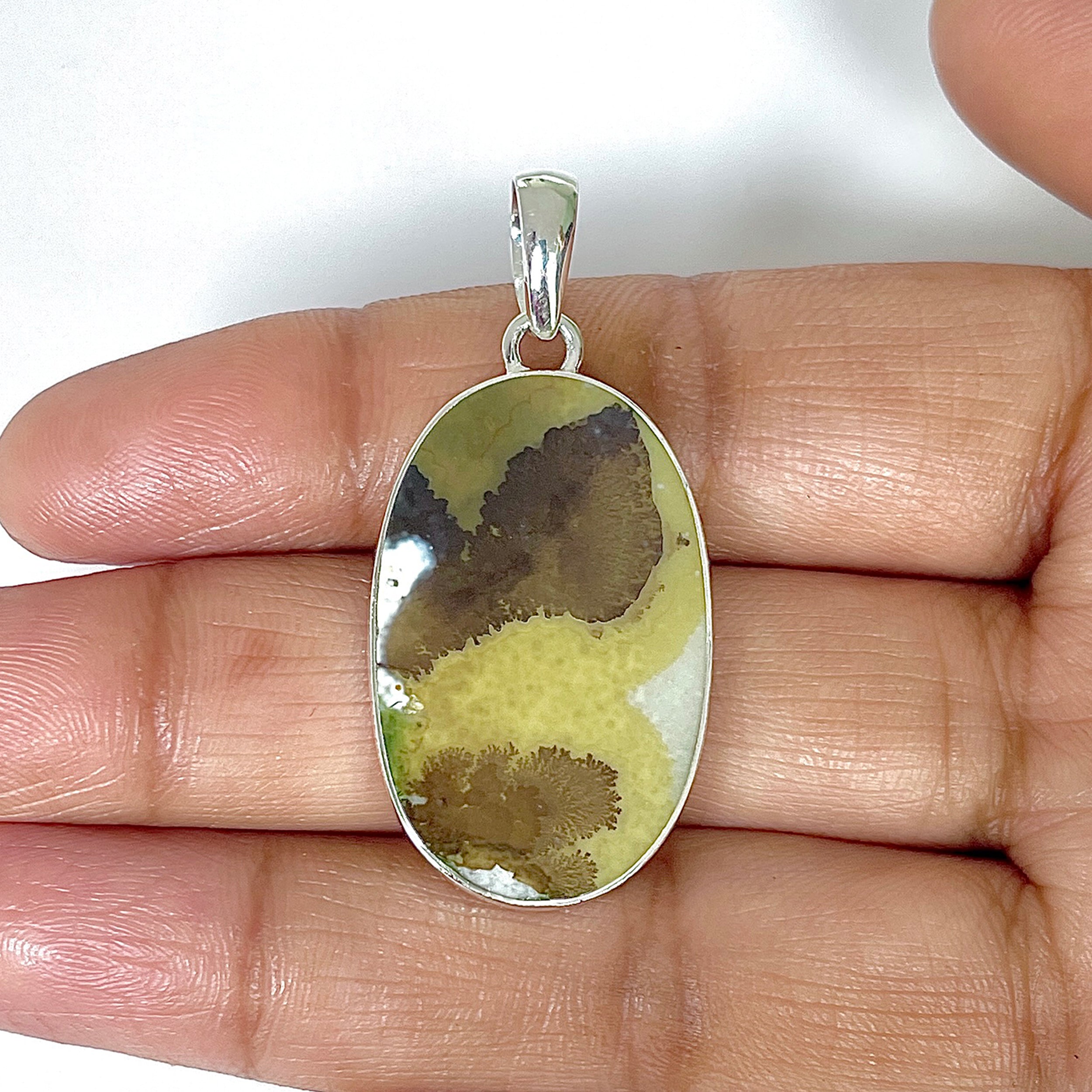 Scenic Agate Pendant-(SCA-1-24)