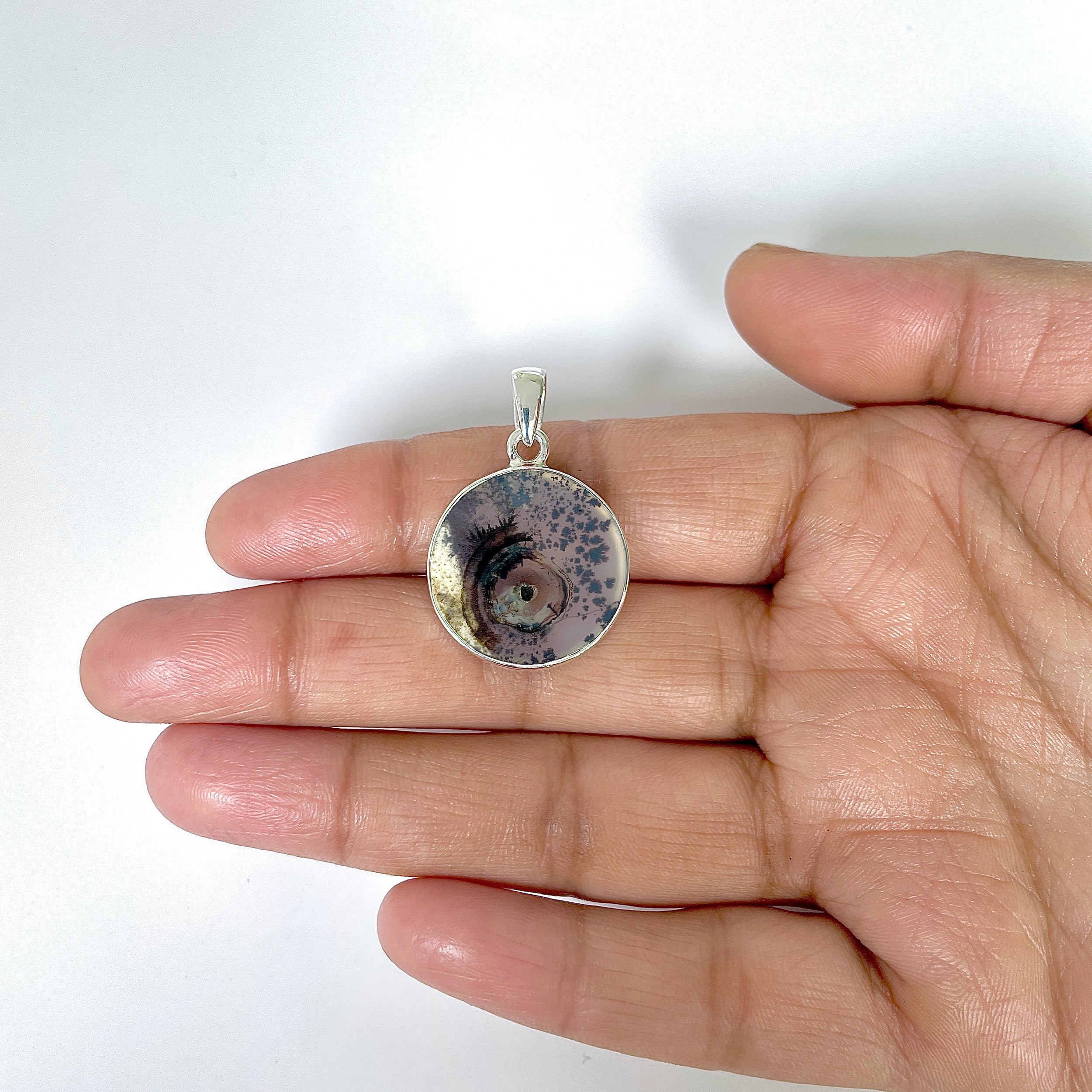 Scenic Agate Pendant-(SCA-1-29)