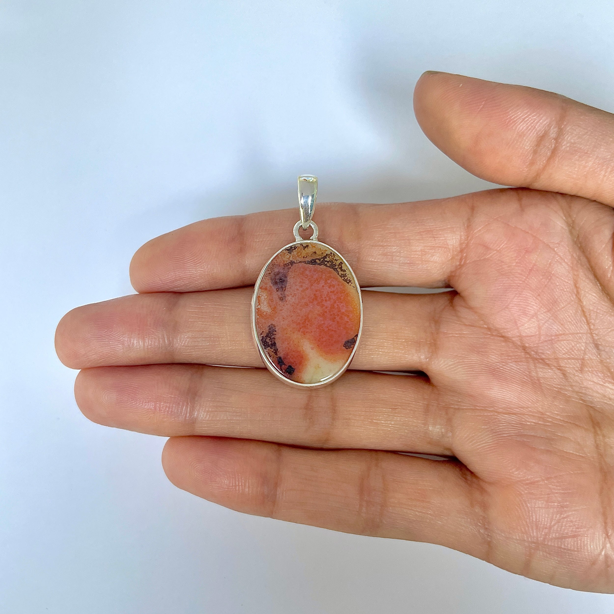 Scenic Agate Pendant-(SCA-1-34)