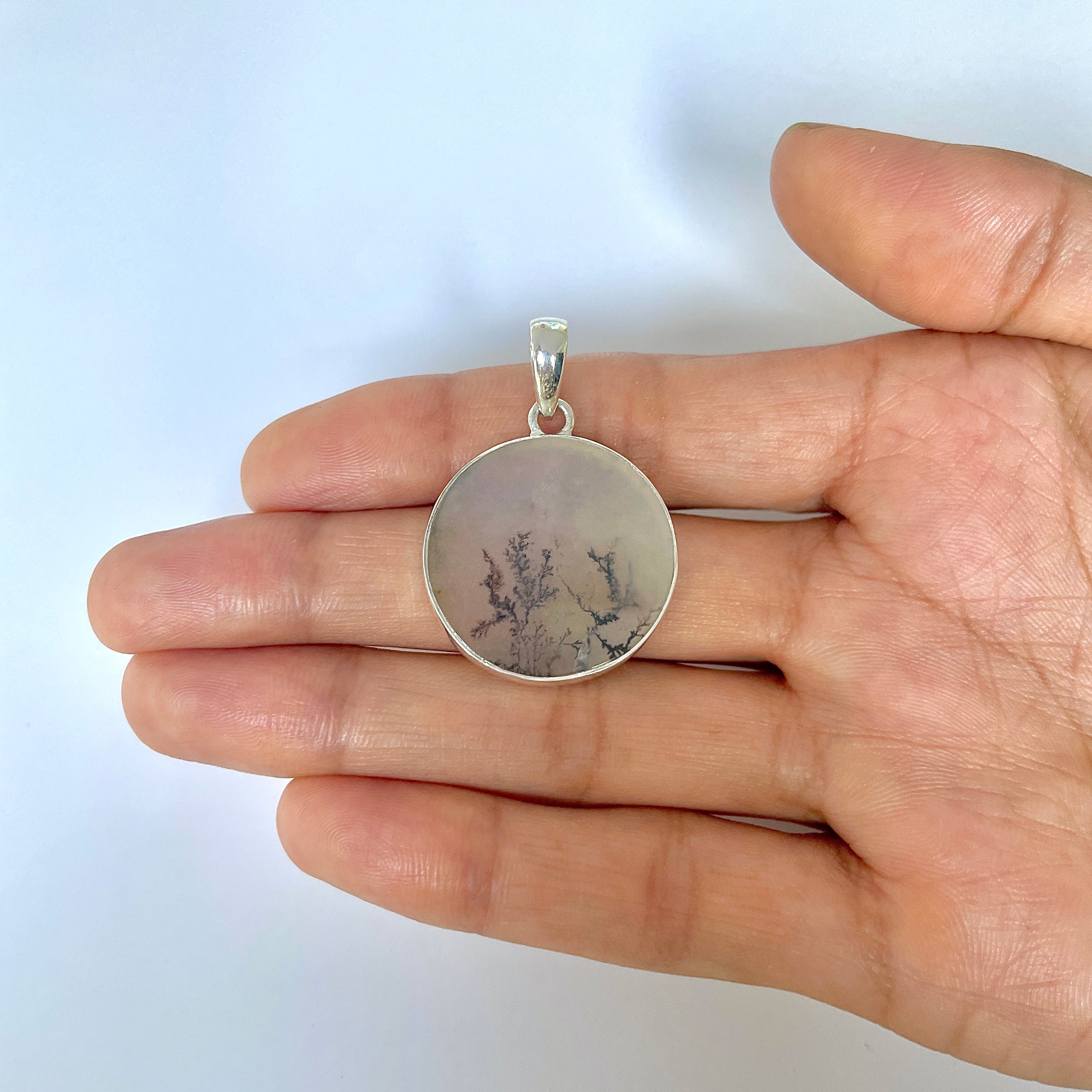 Scenic Agate Pendant-(SCA-1-37)