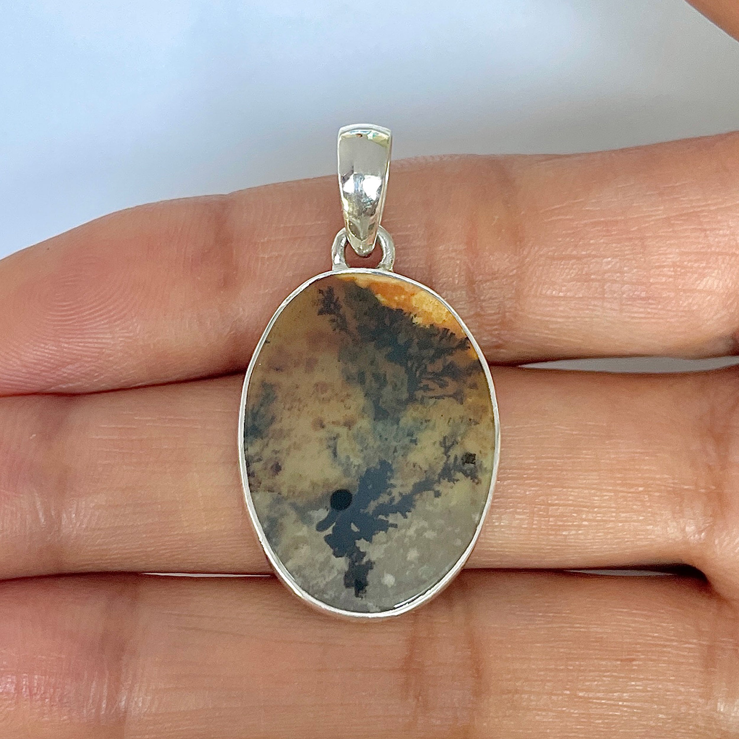 Scenic Agate Pendant-(SCA-1-39)