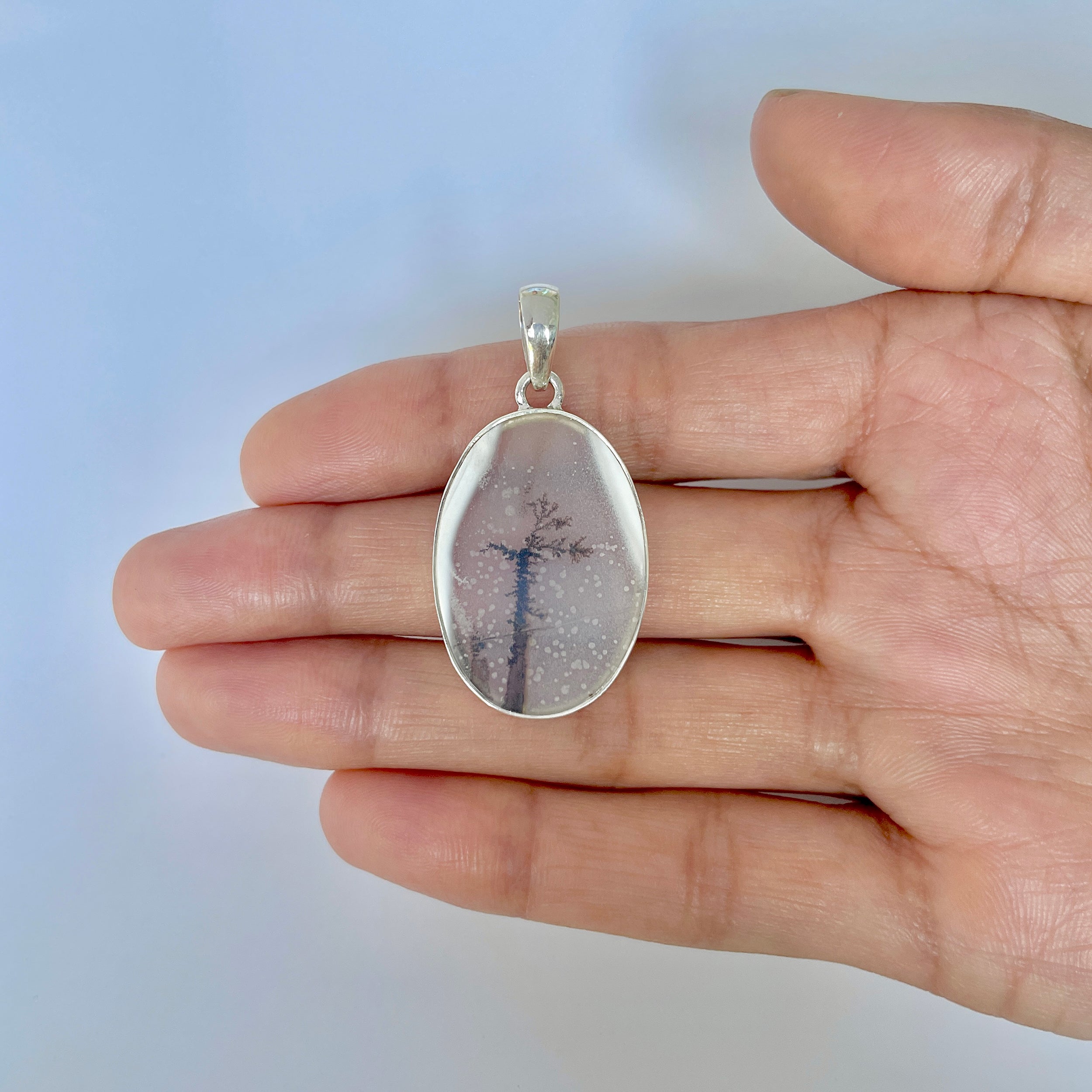 Scenic Agate Pendant-(SCA-1-40)