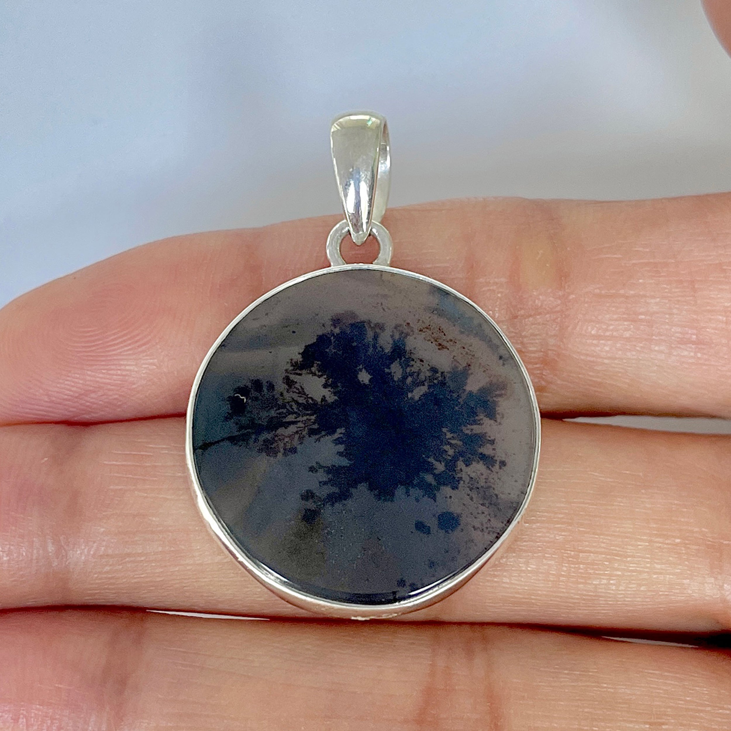 Scenic Agate Pendant-(SCA-1-41)