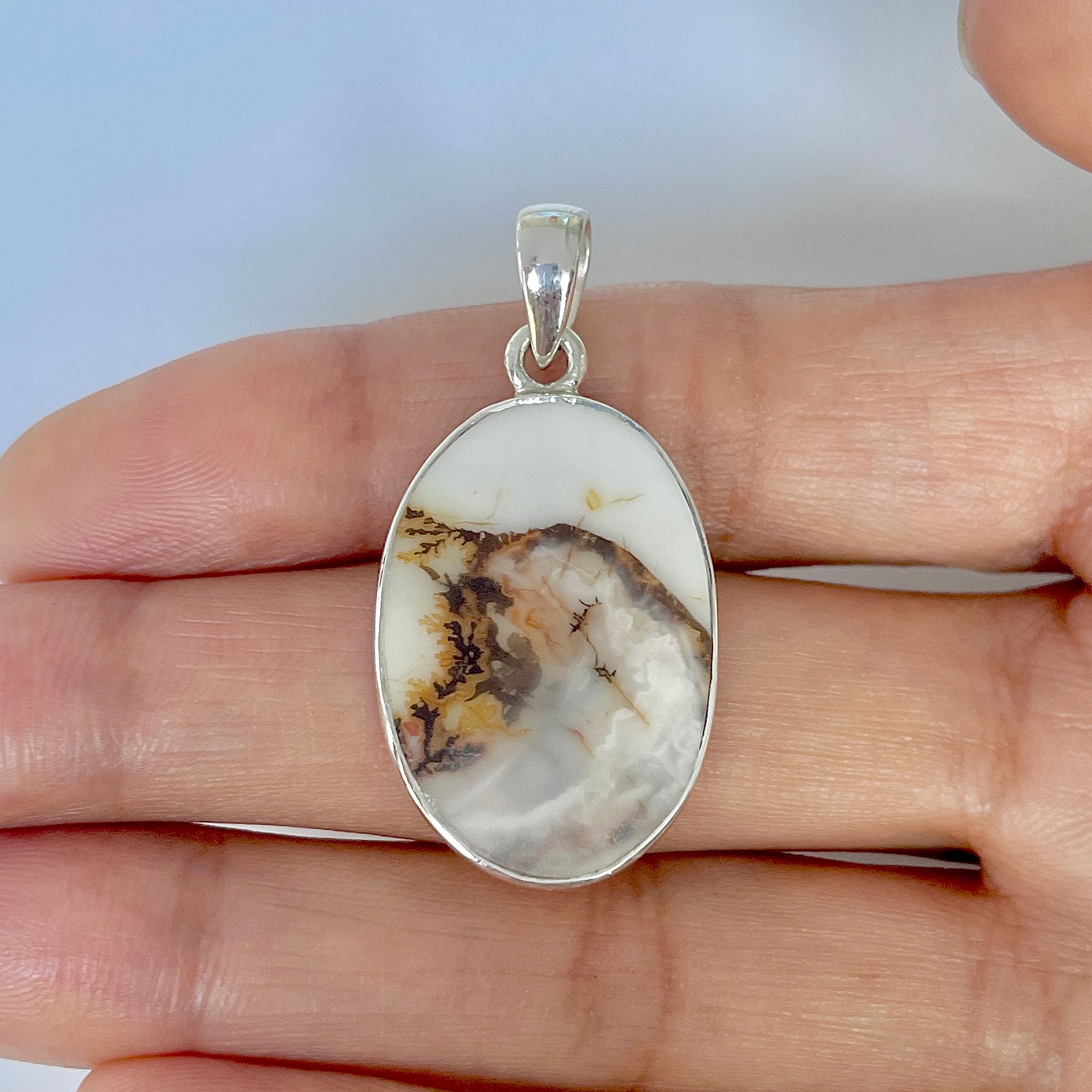 Scenic Agate Pendant-(SCA-1-42)