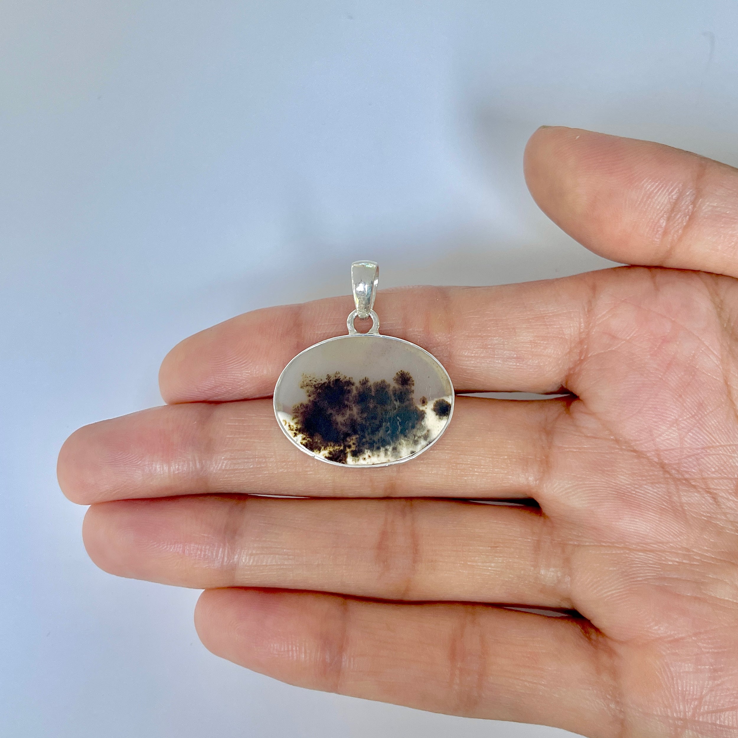 Scenic Agate Pendant-(SCA-1-45)