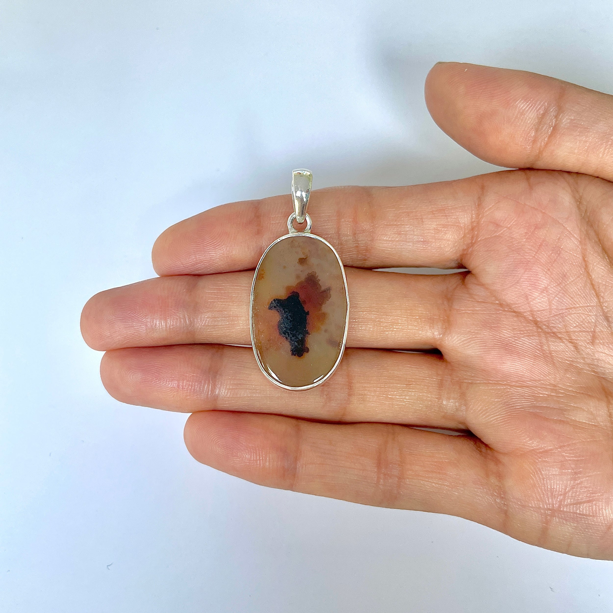 Scenic Agate Pendant-(SCA-1-46)
