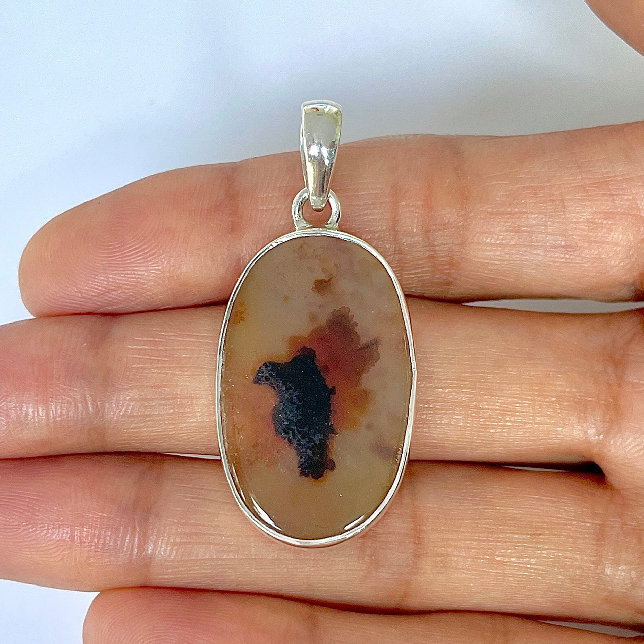 Scenic Agate Pendant-(SCA-1-46)