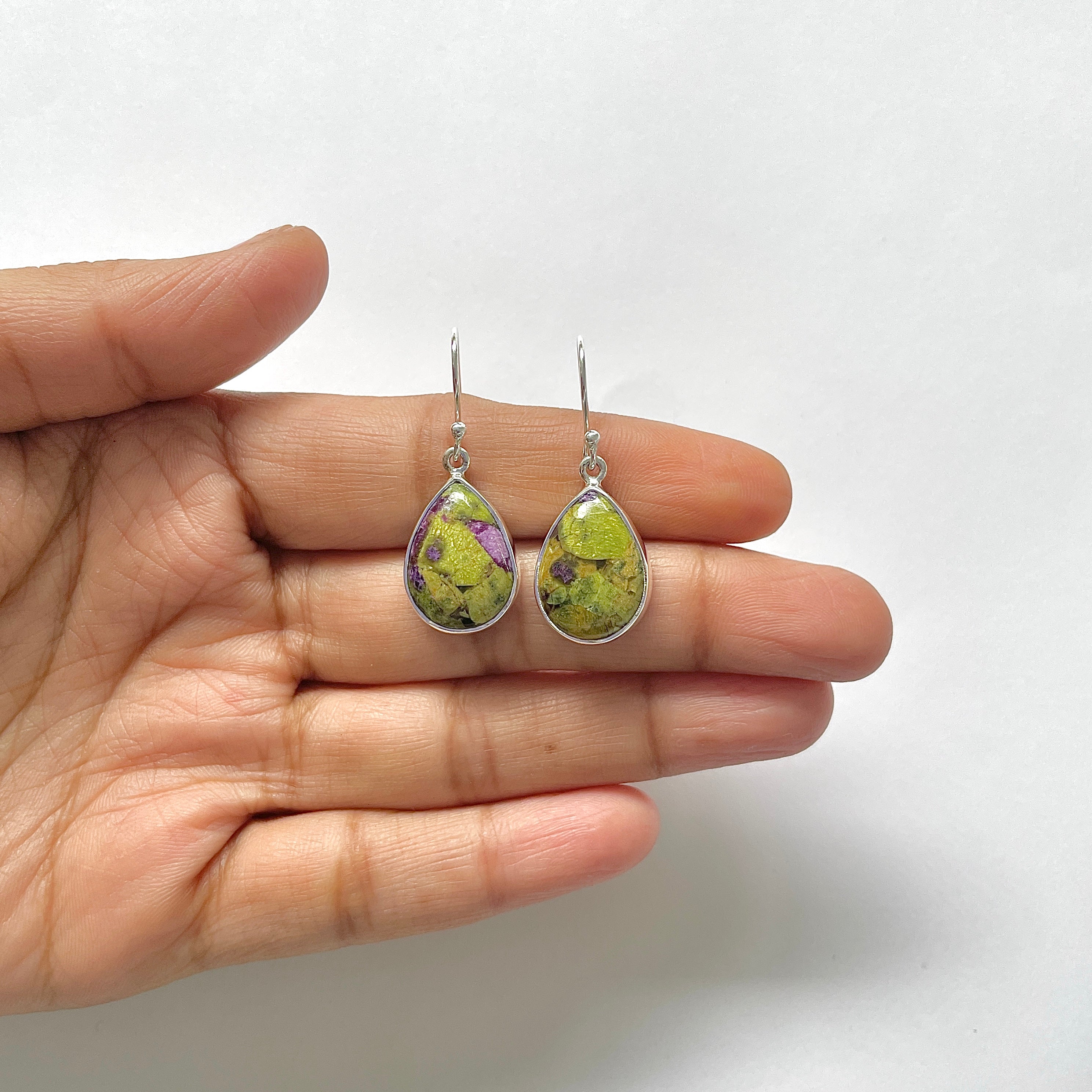 Stichtite Earring-(SCT-3-15)