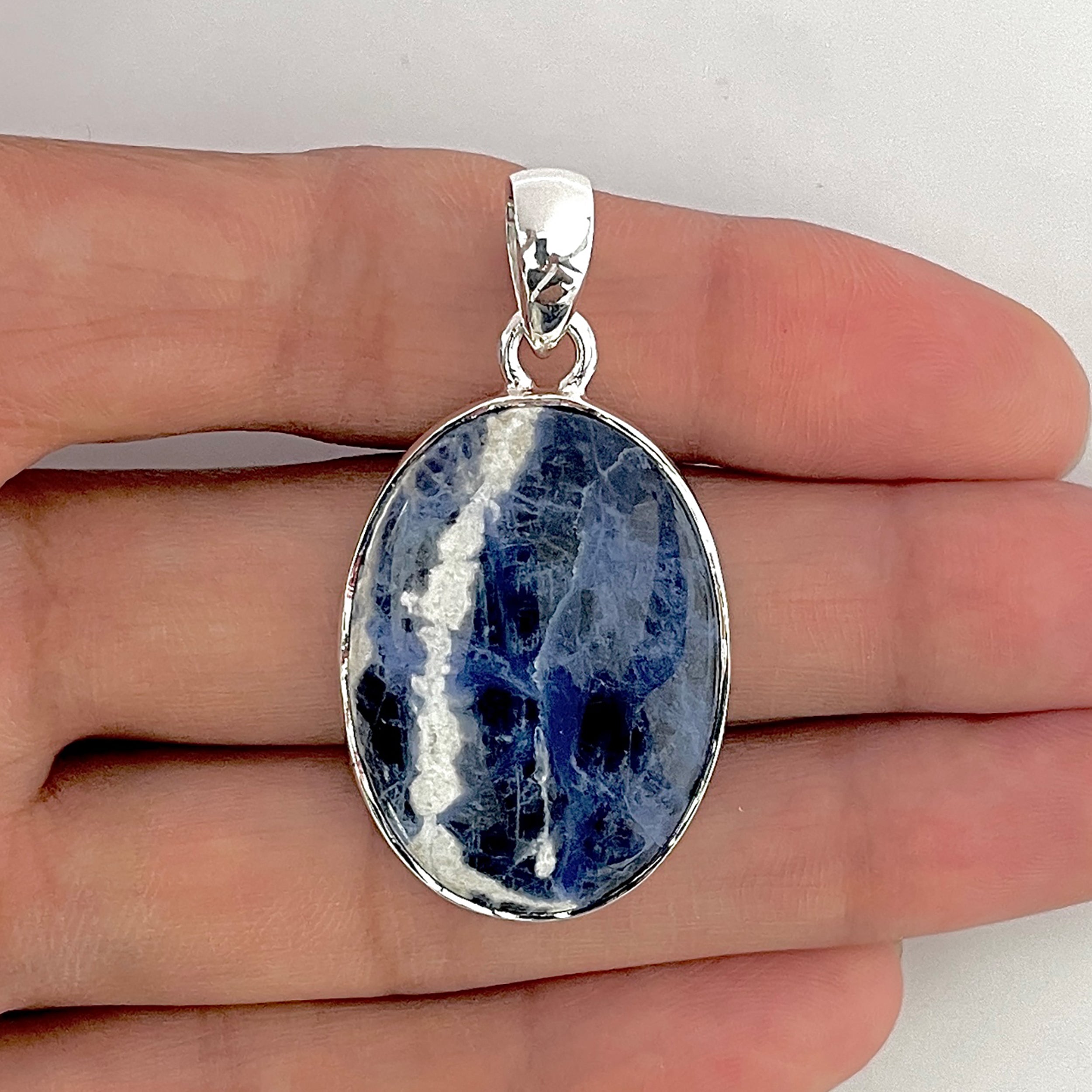 Sodalite Pendant-(SDL-1-12)