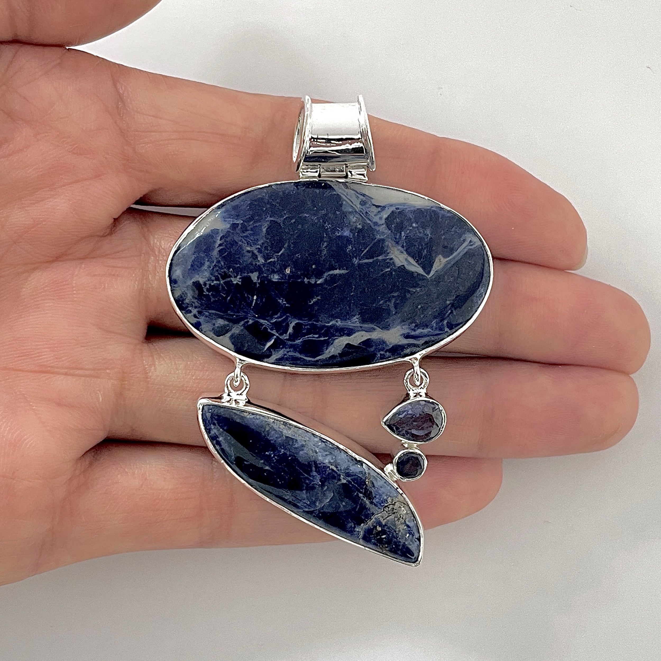 Sodalite Pendant-(SDL-1-18)
