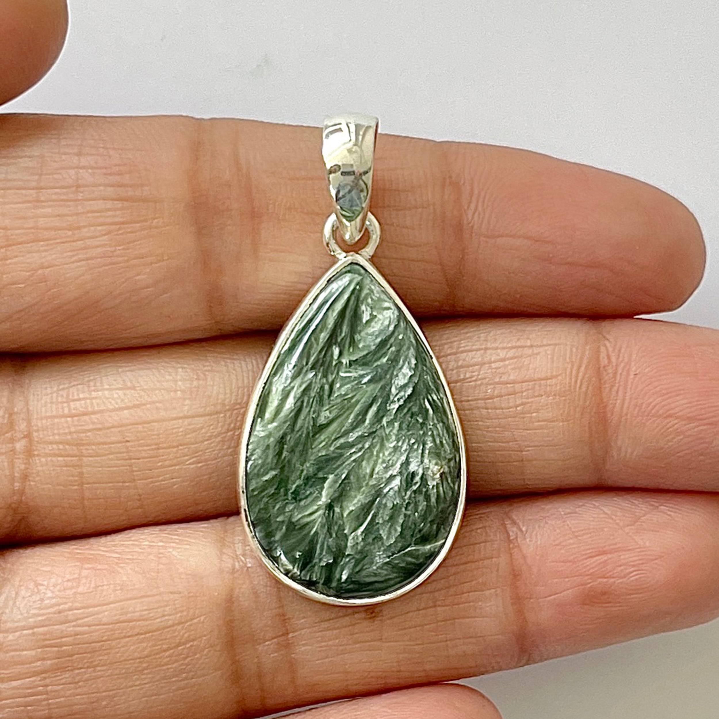 Seraphinite Pendant-(SER-1-12)