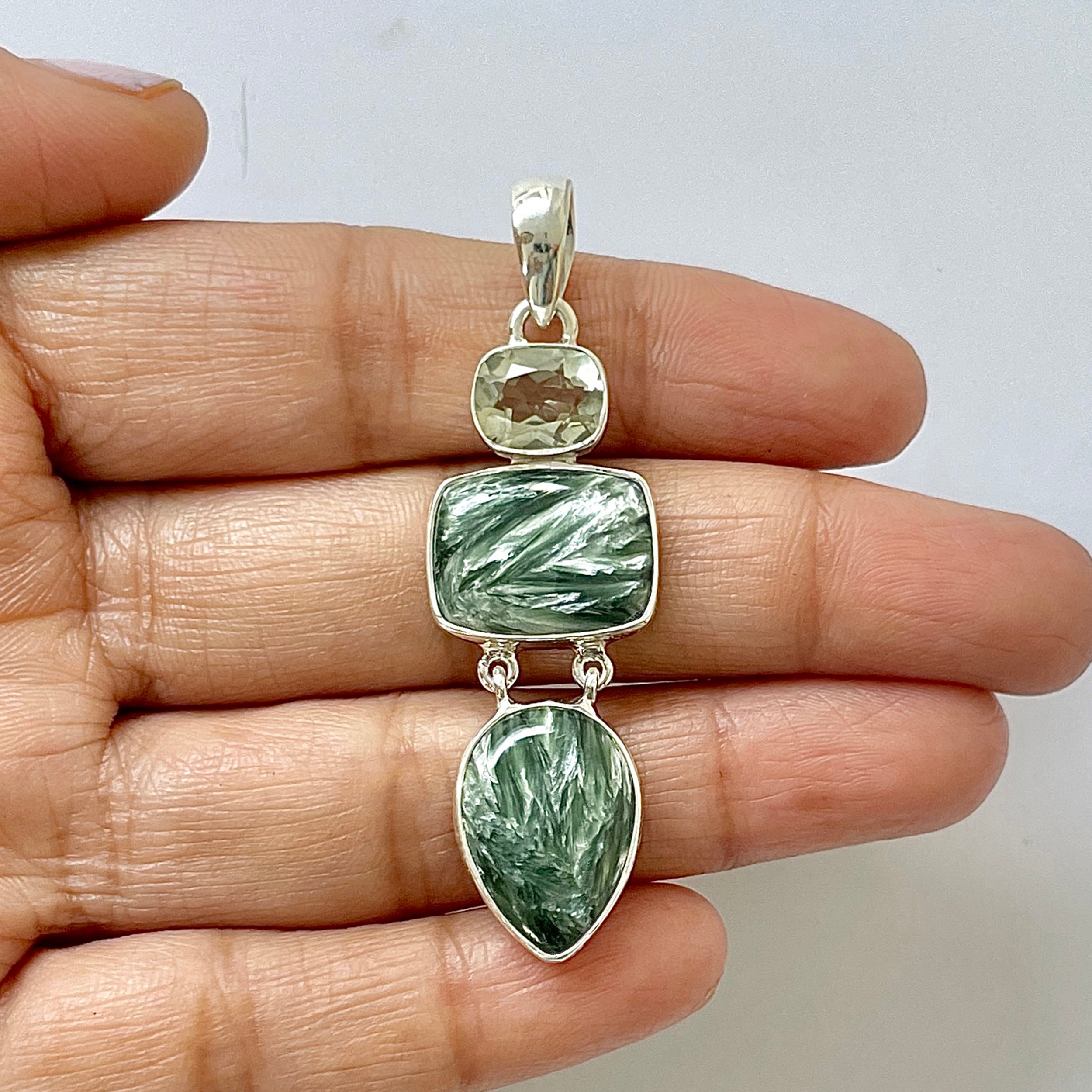 Seraphinite Pendant-(SER-1-21)