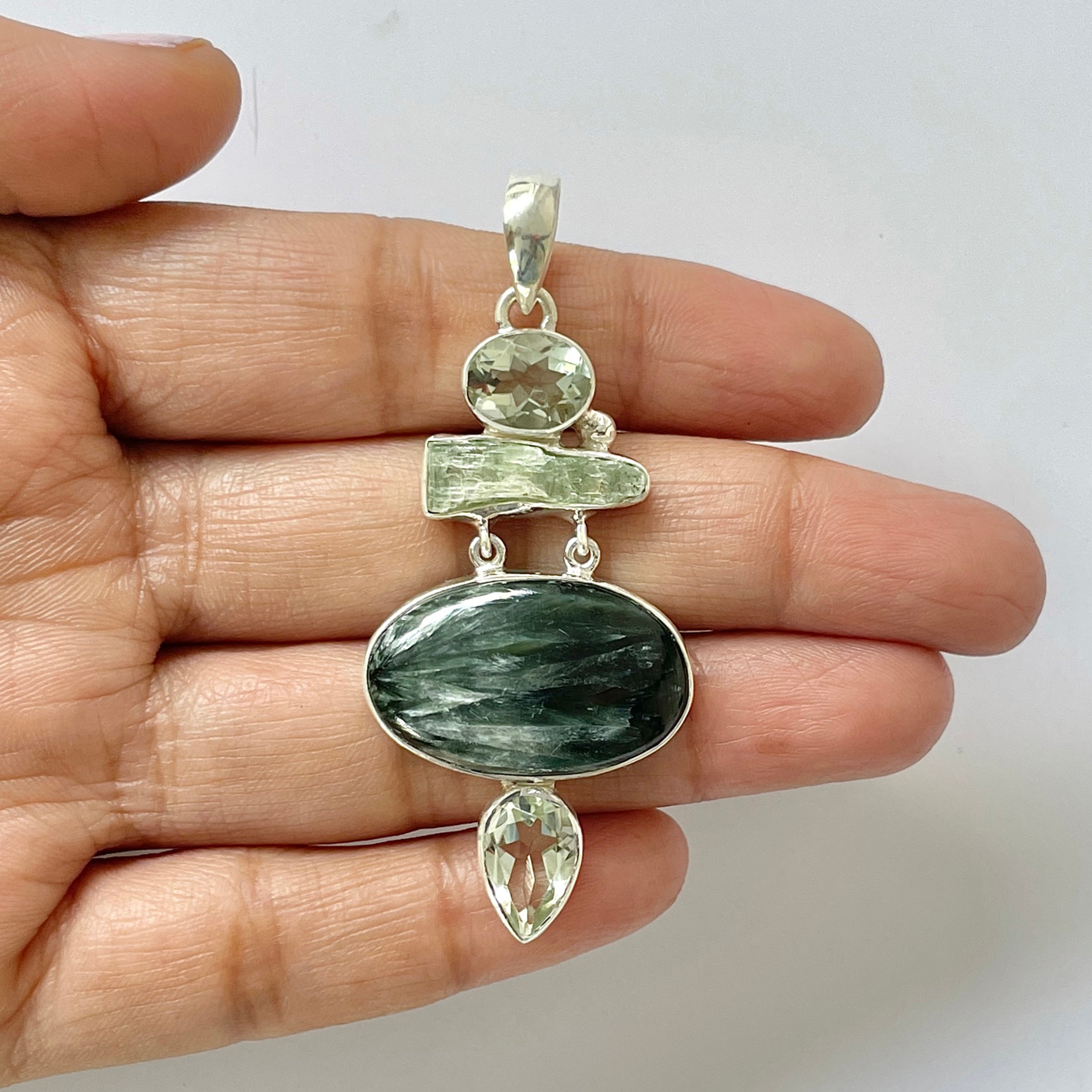 Seraphinite Pendant-(SER-1-23)