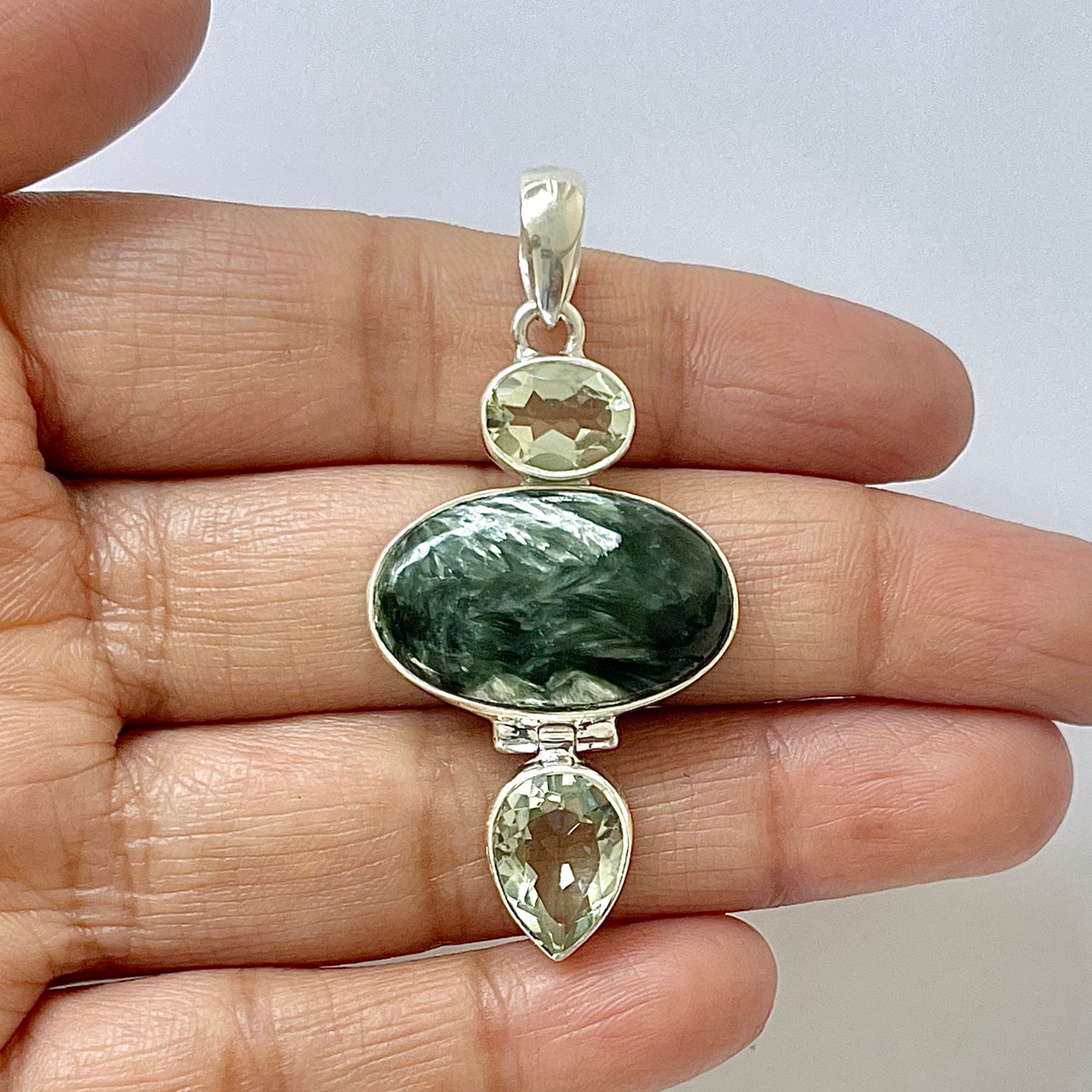 Seraphinite Pendant-(SER-1-3)