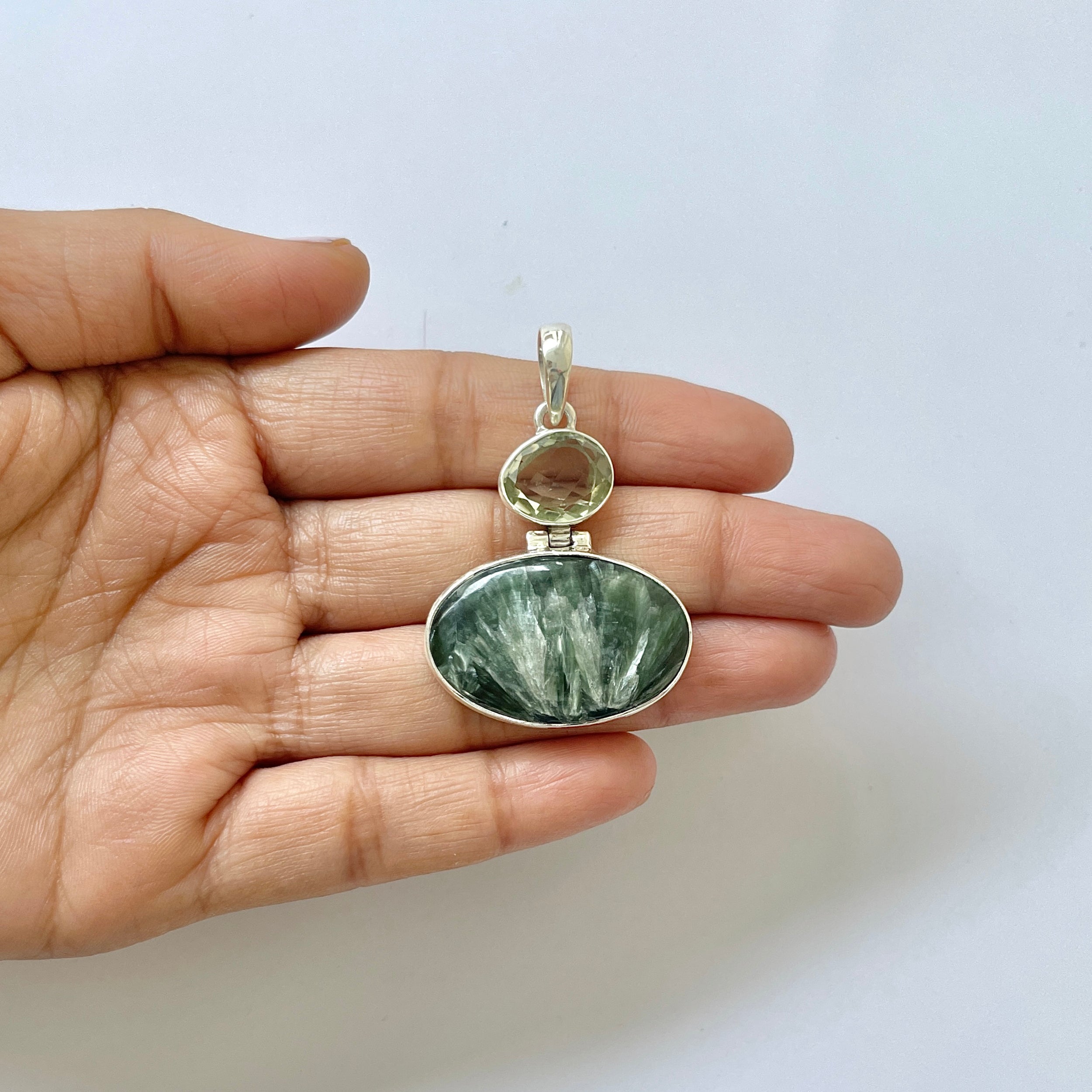 Seraphinite Pendant-(SER-1-32)