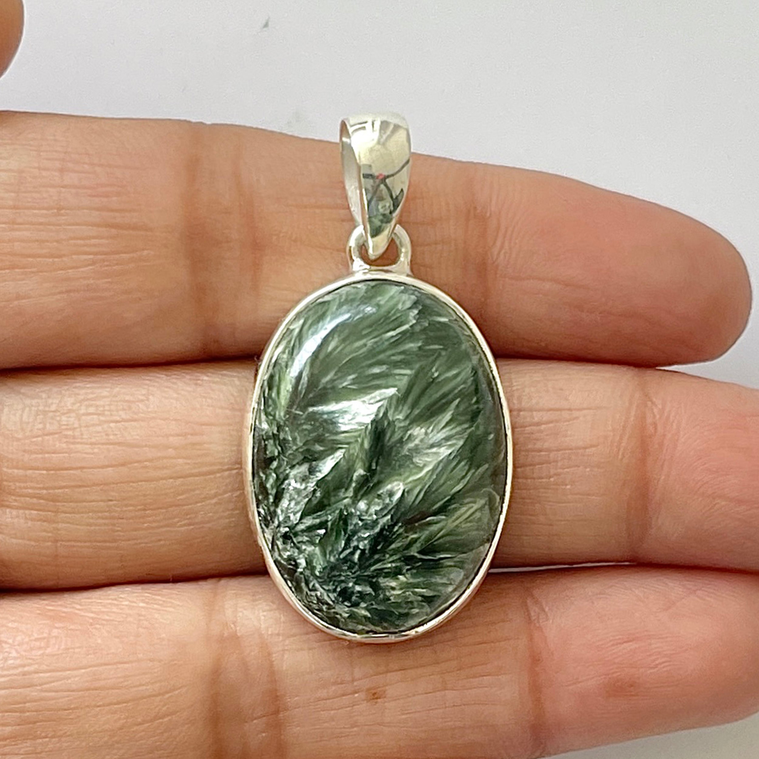 Seraphinite Pendant-(SER-1-35)