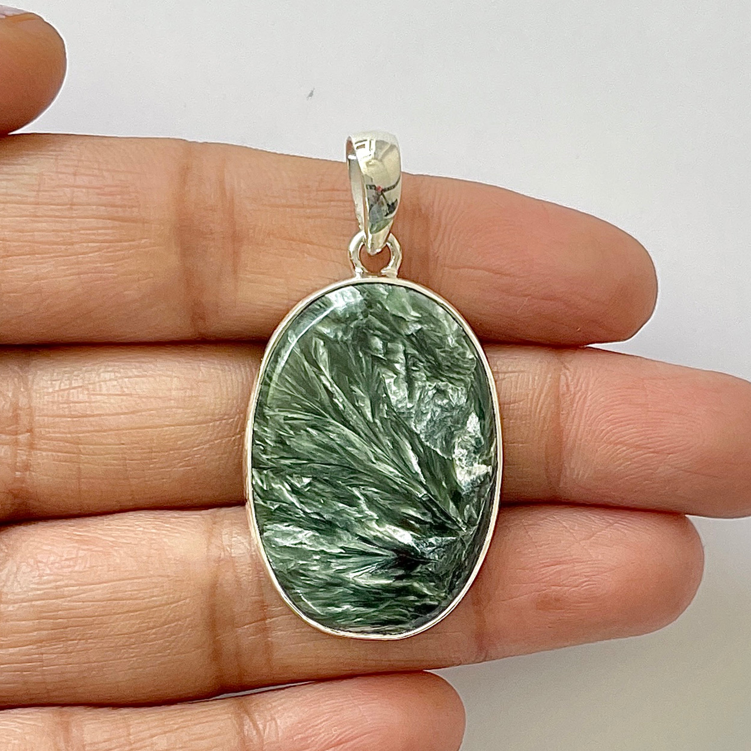 Seraphinite Pendant-(SER-1-37)