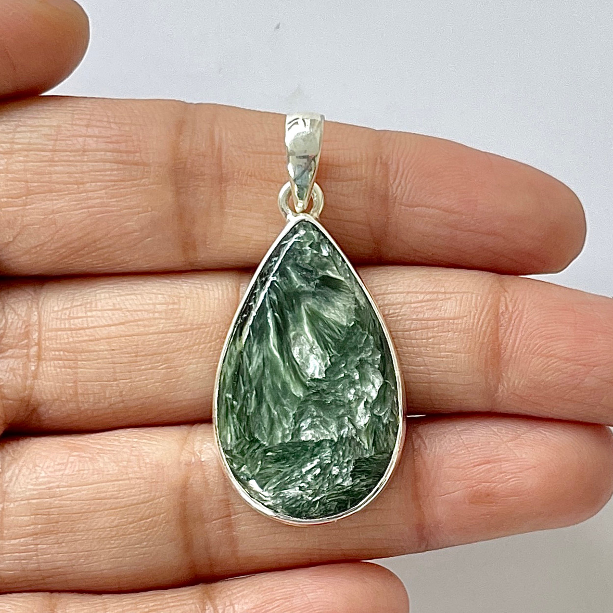 Seraphinite Pendant-(SER-1-39)