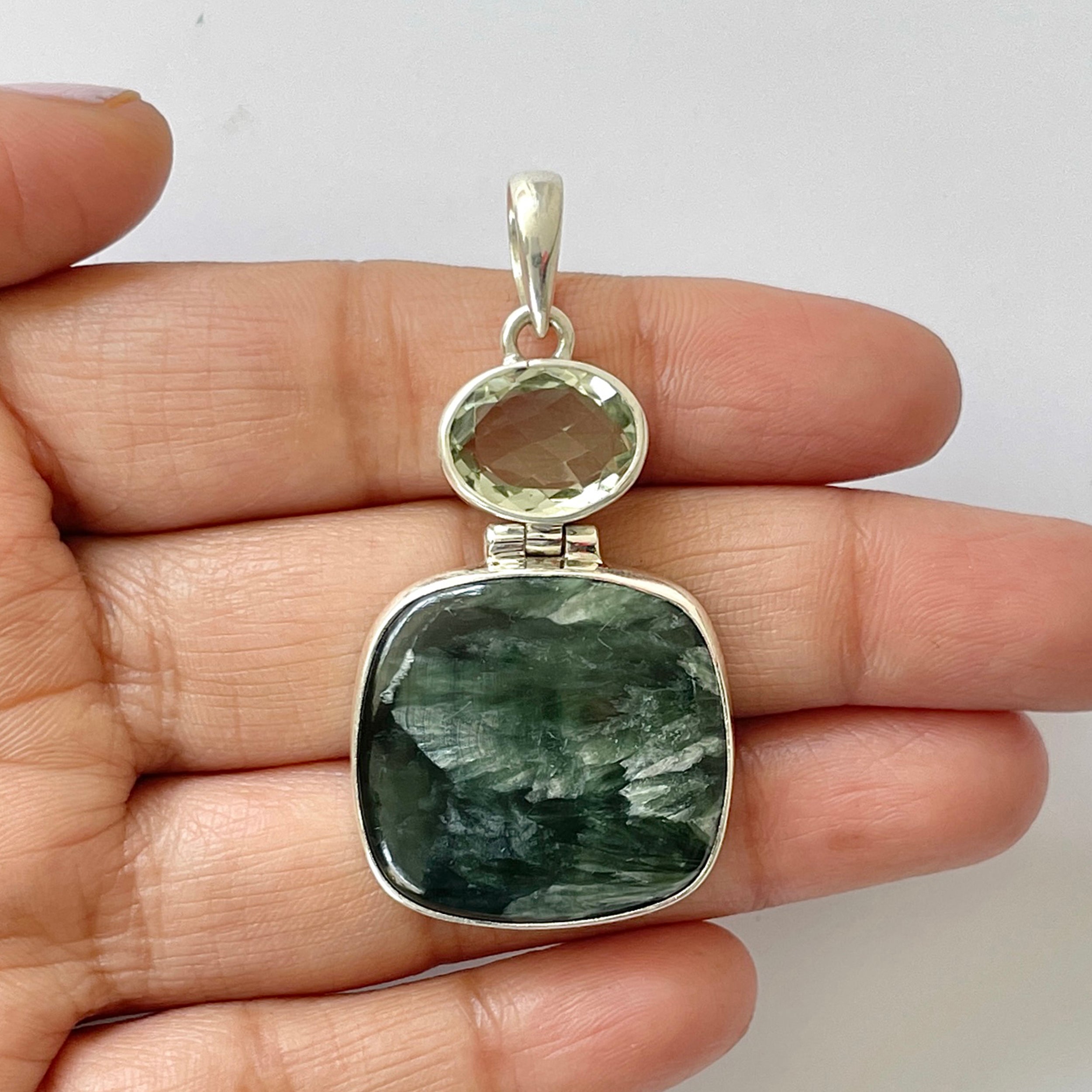 Seraphinite Pendant-(SER-1-4)