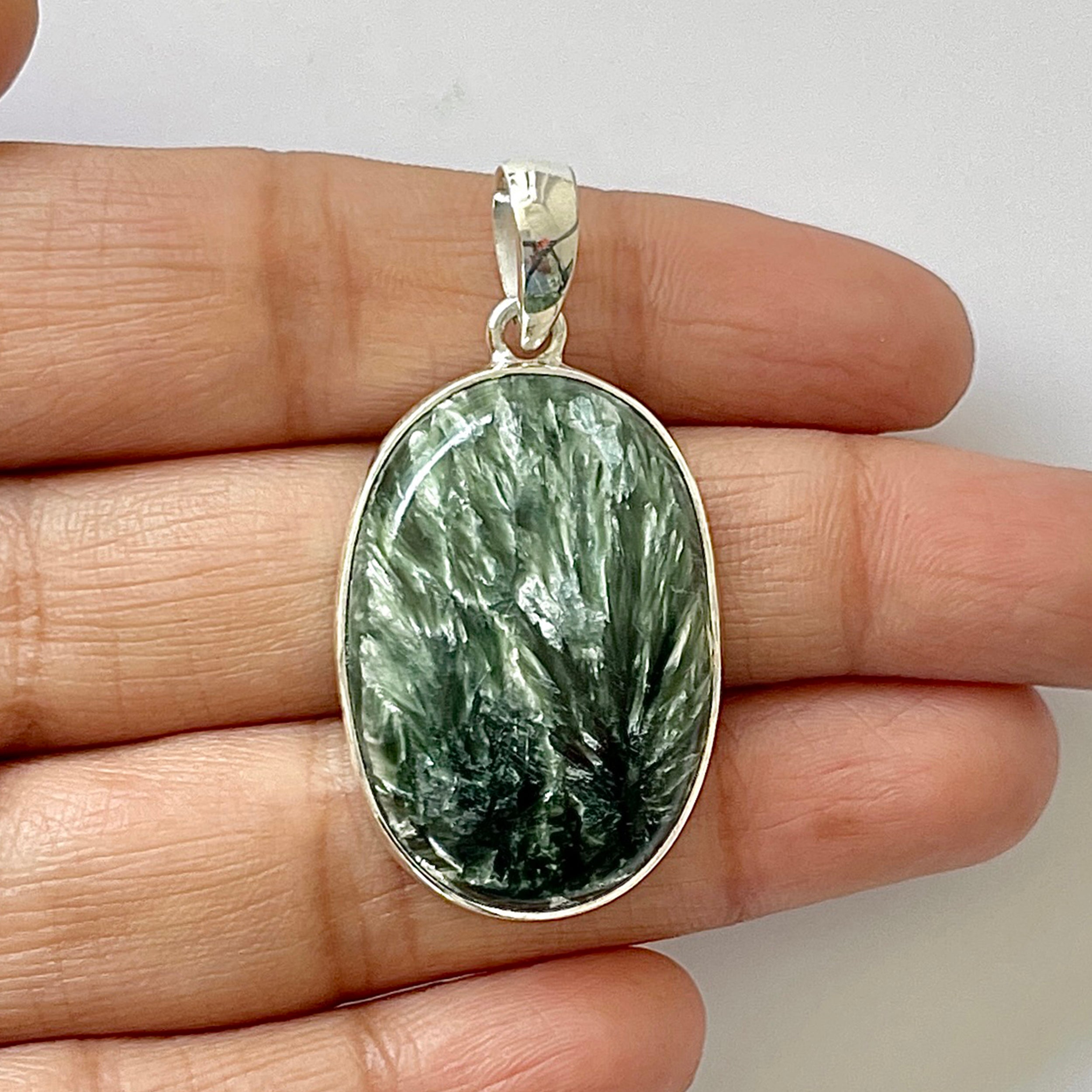 Seraphinite Pendant-(SER-1-40)