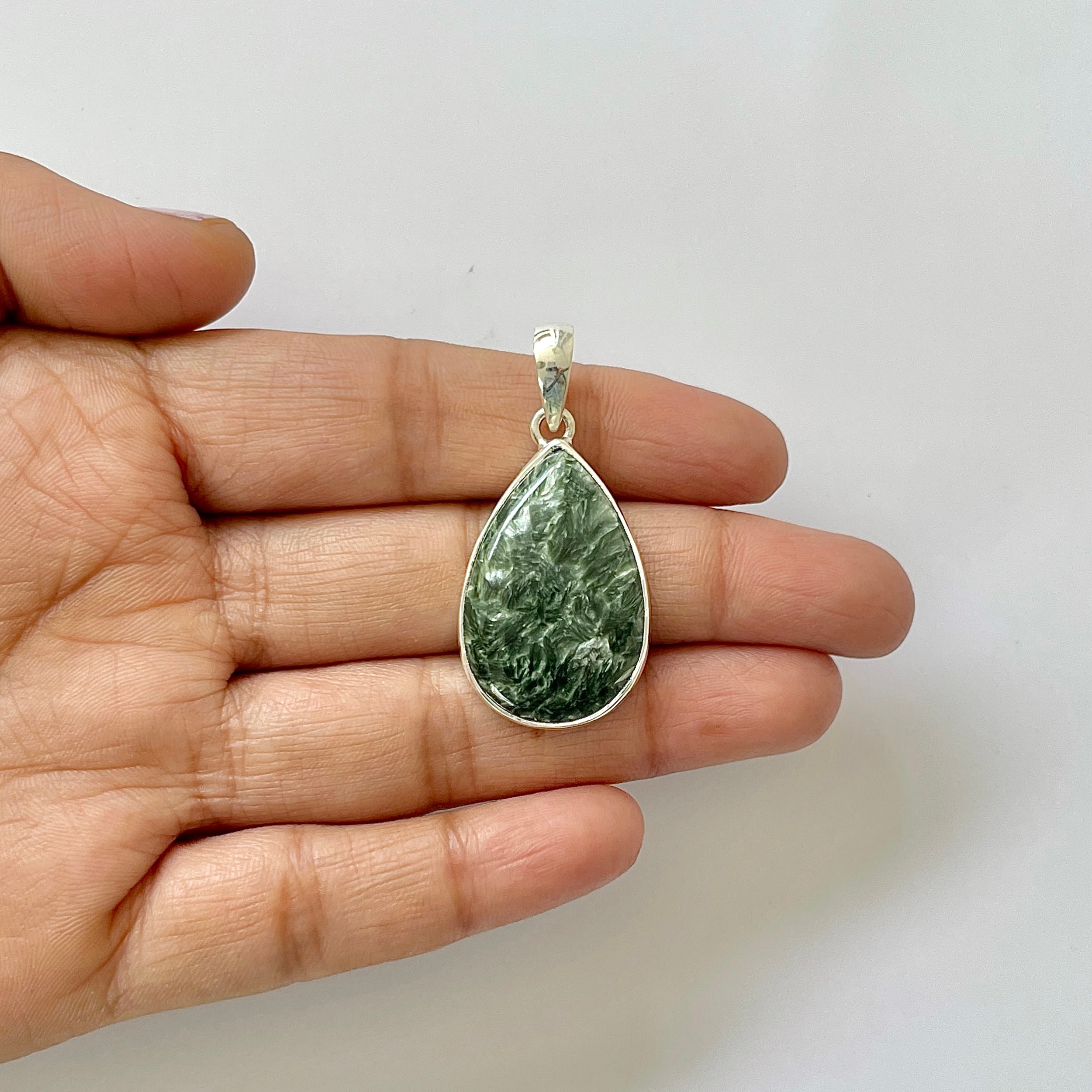 Seraphinite Pendant-(SER-1-42)