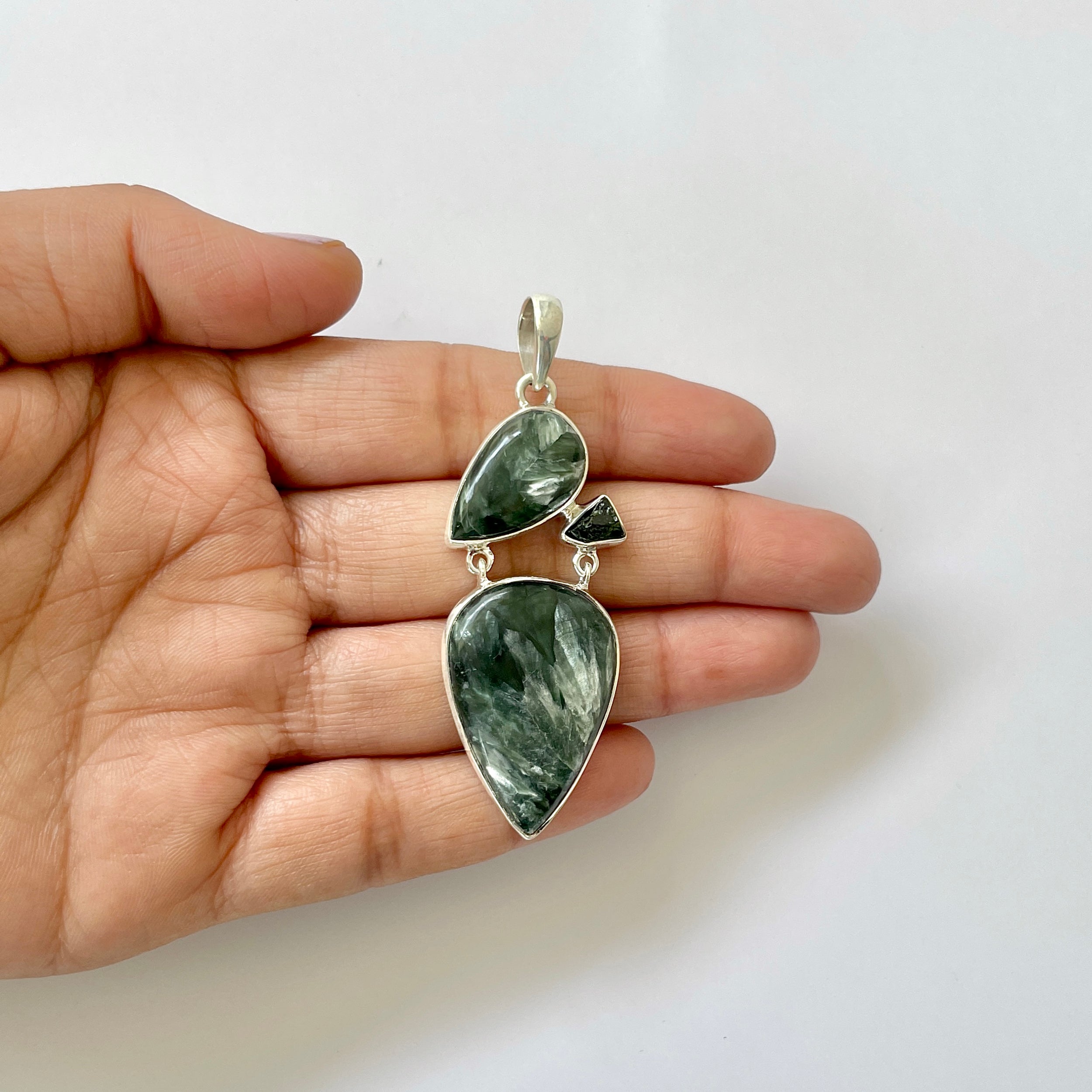 Seraphinite Pendant-(SER-1-51)