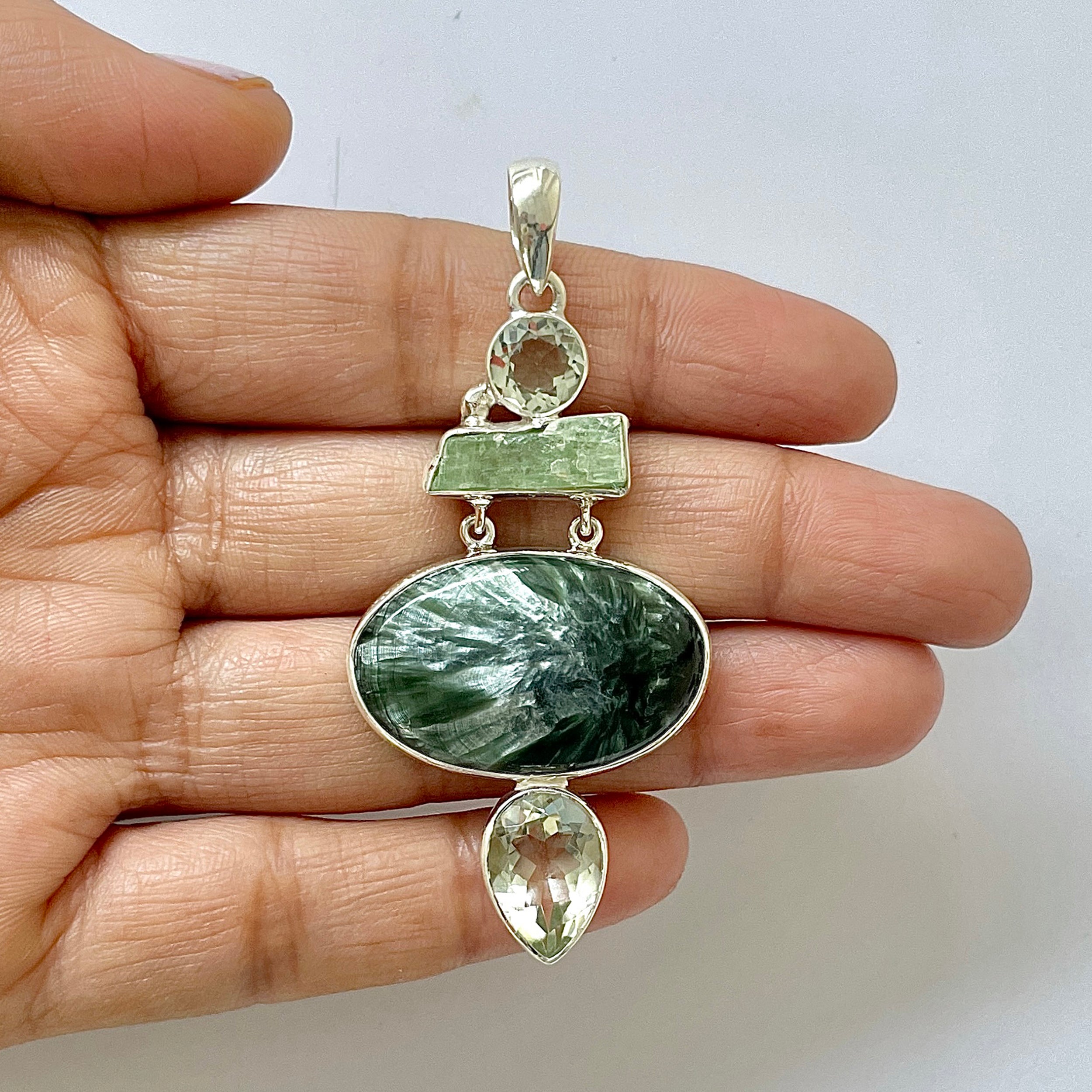 Seraphinite Pendant-(SER-1-7)