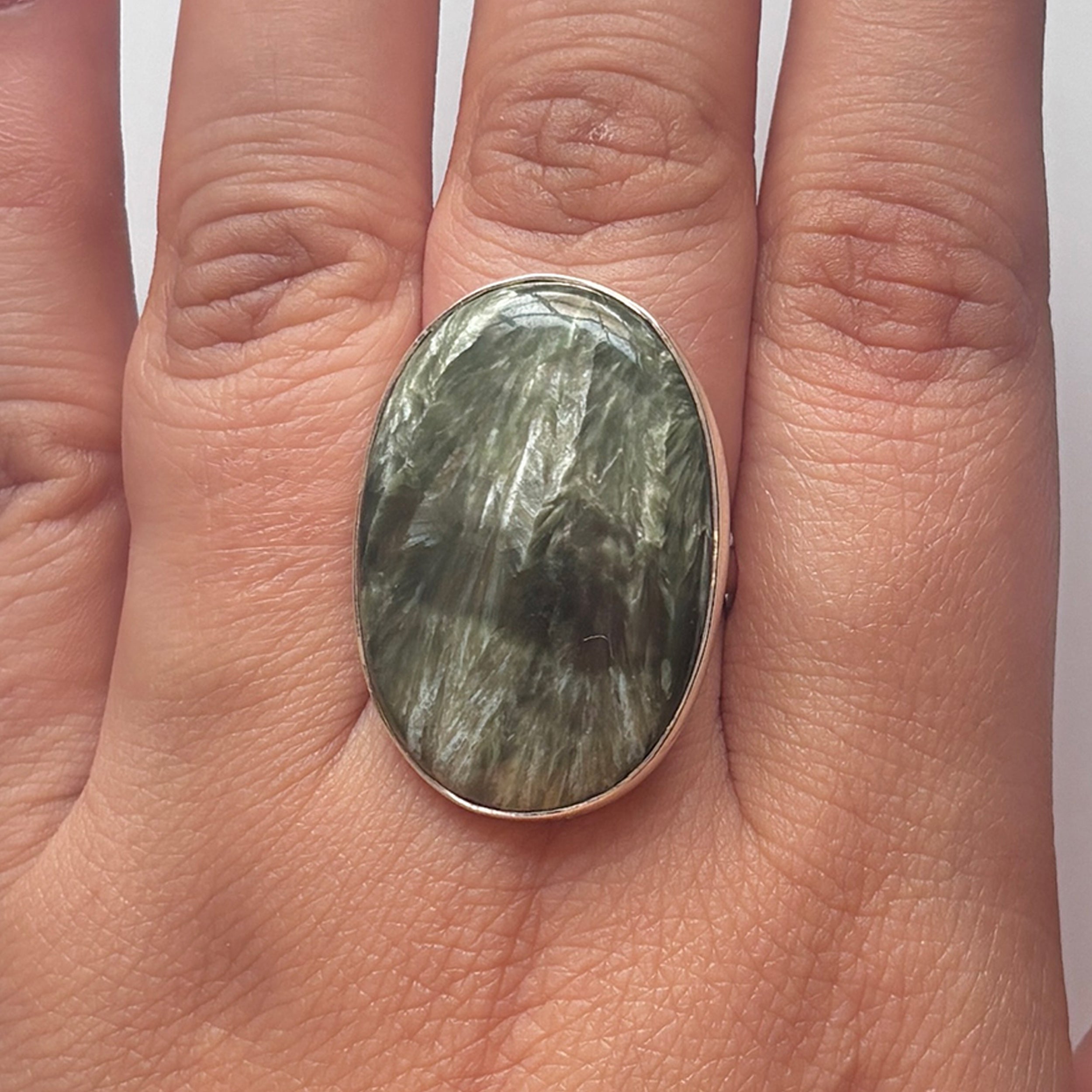 Seraphinite Ring-(SER-2-1)