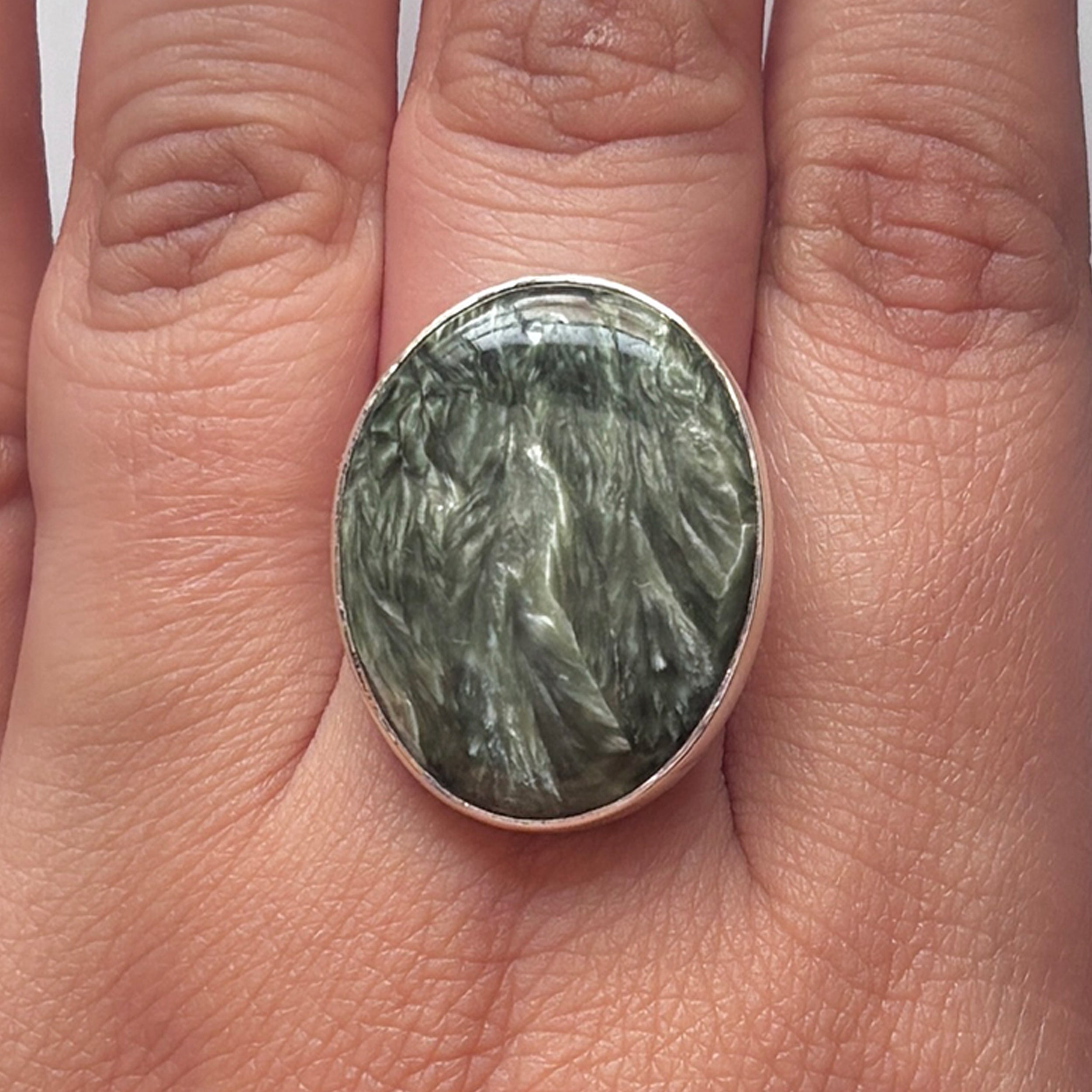 Seraphinite Ring-(SER-2-10)