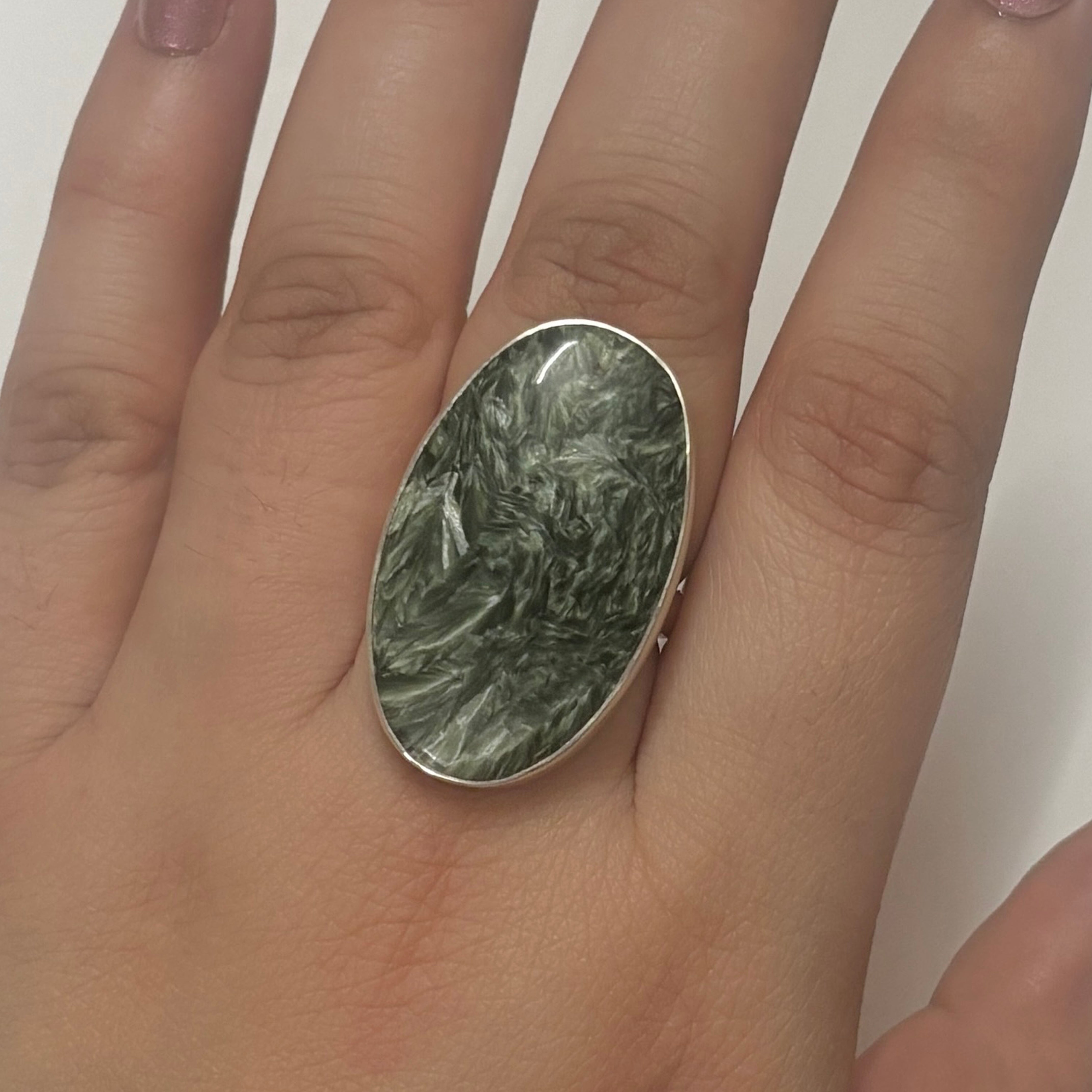 Seraphinite Ring-(SER-2-5)