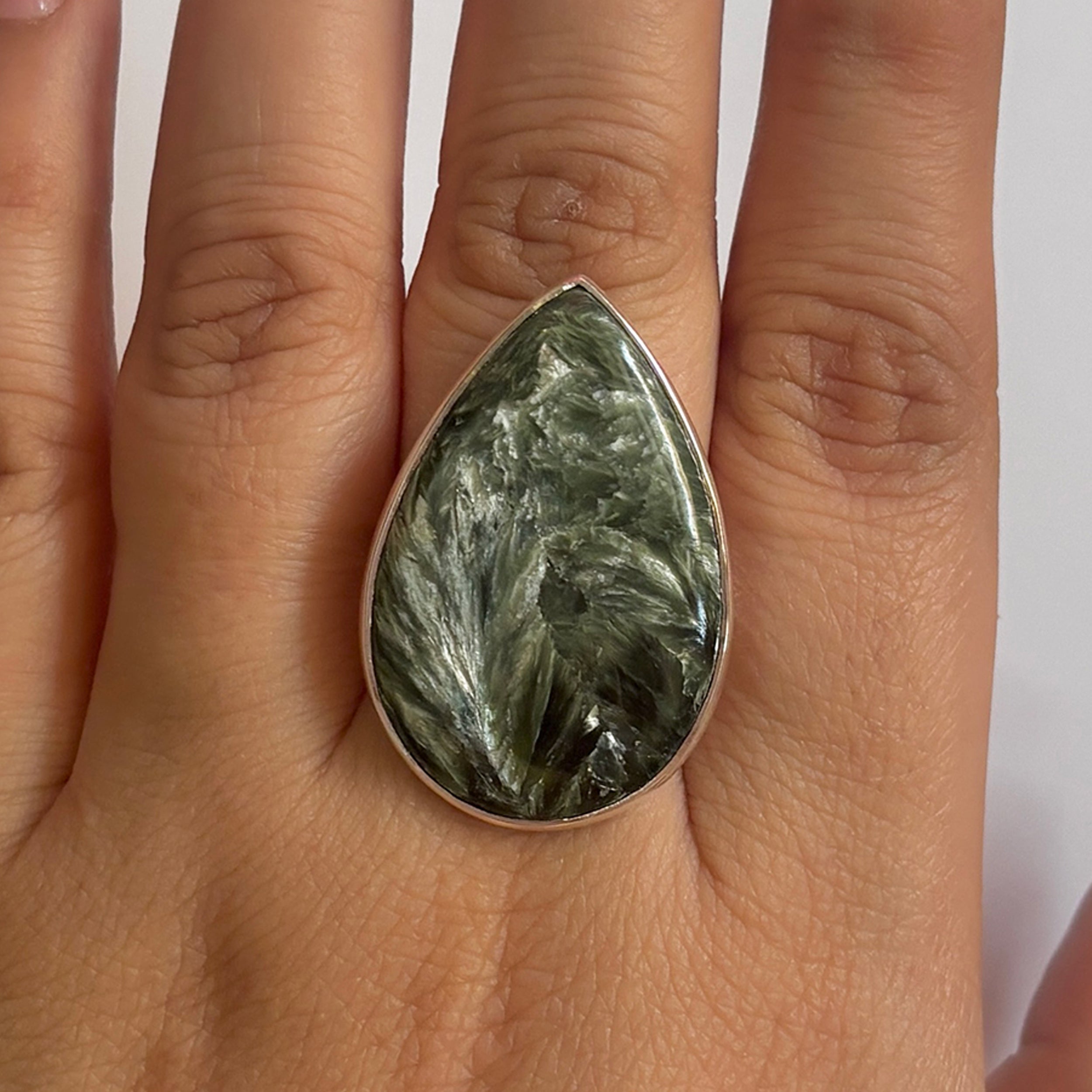 Seraphinite Ring-(SER-2-7)