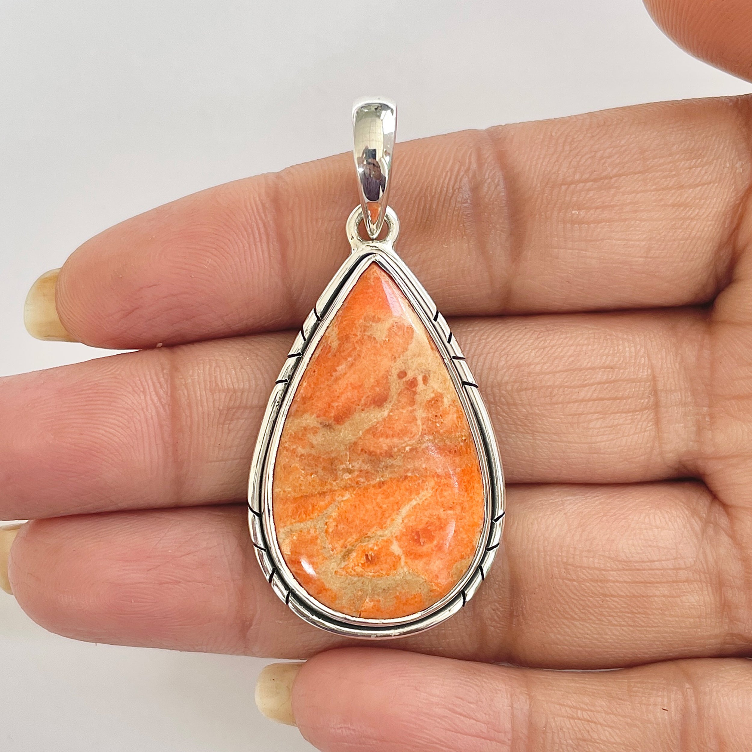 Sponge Coral Pendant-(SPC-1-12)
