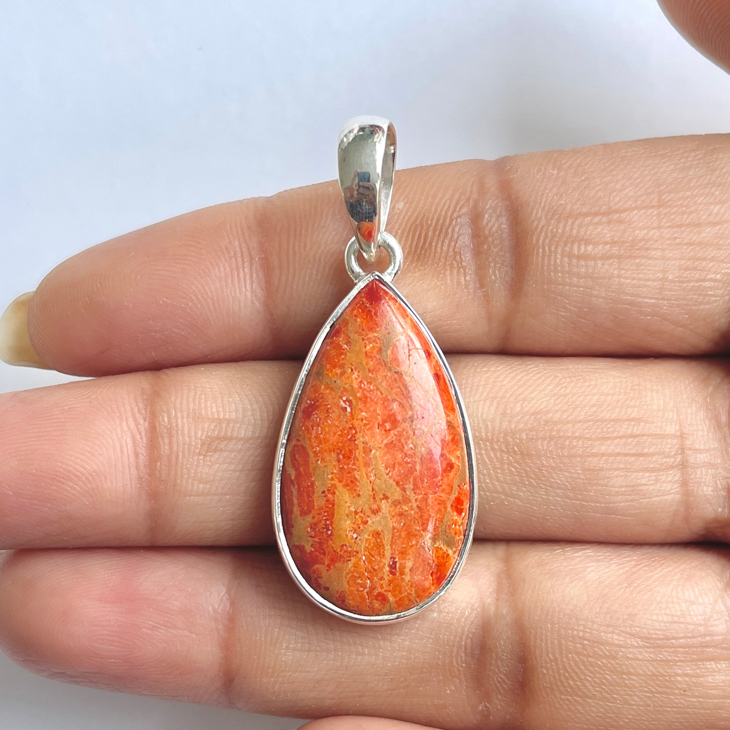 Sponge Coral Pendant-(SPC-1-13)