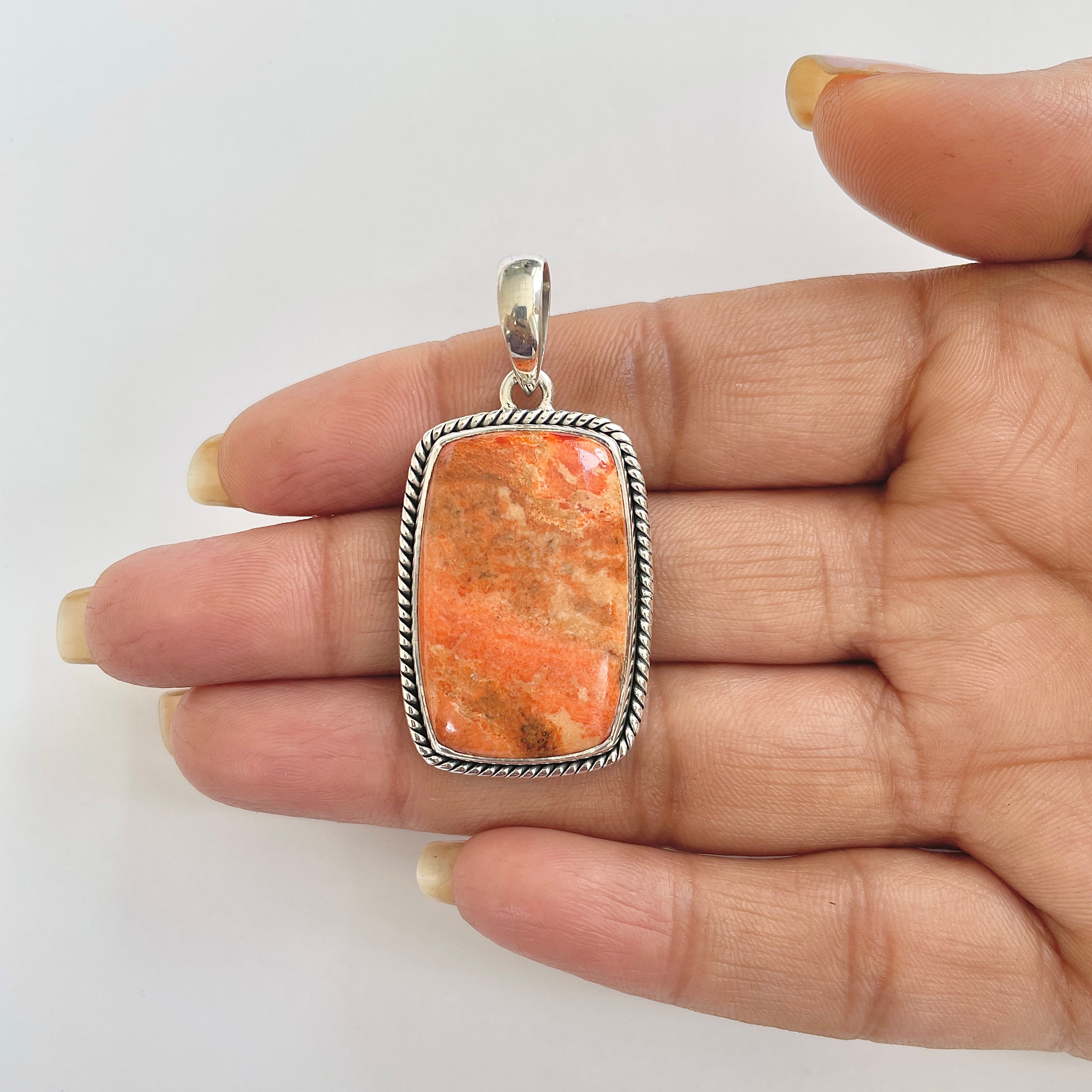 Sponge Coral Pendant-(SPC-1-15)